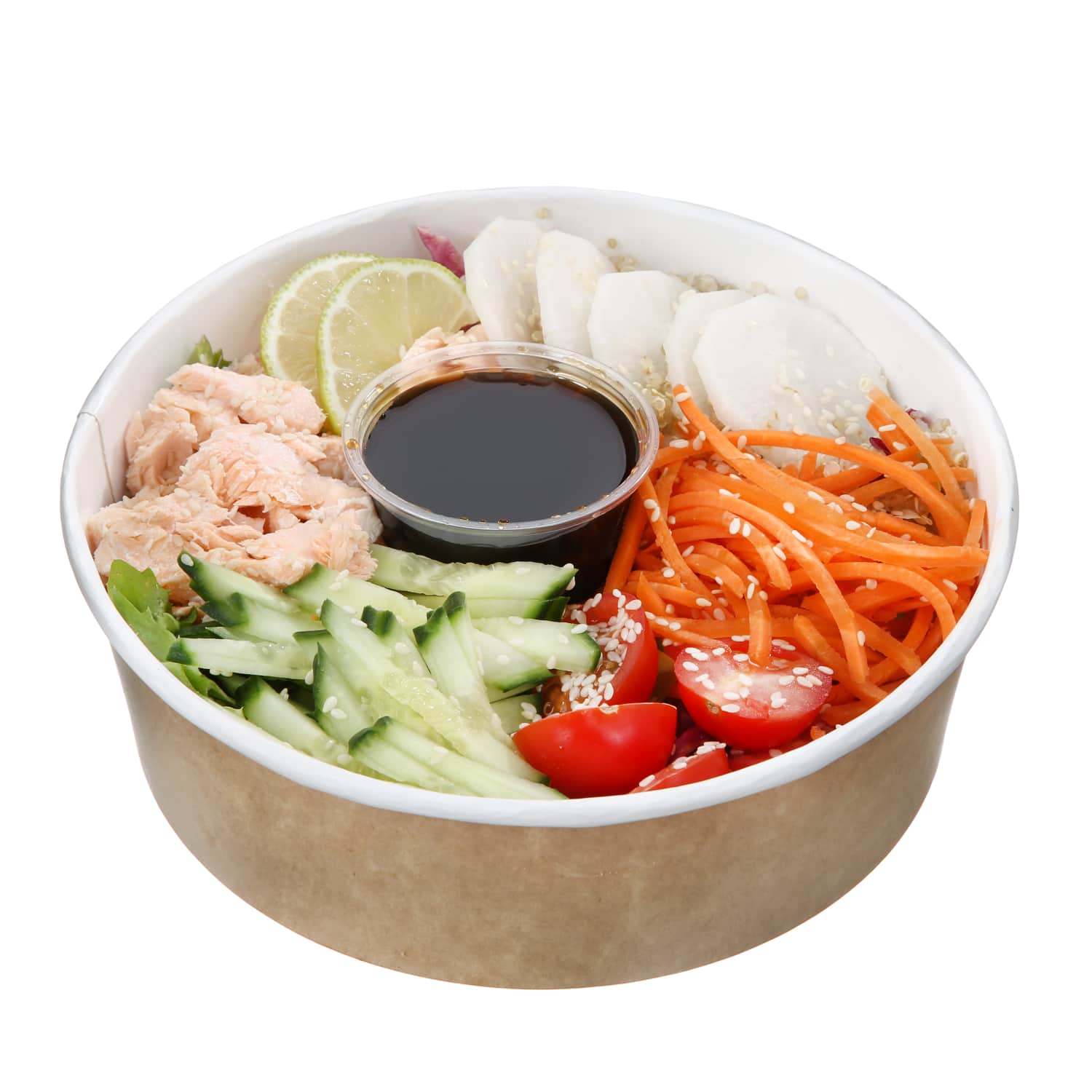 Salot. su gar.lašiša ir TERIYAKI pad., 320 g