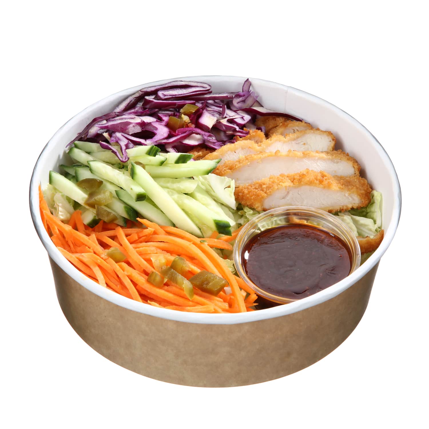 Traškios salotos su vištiena, 240 g