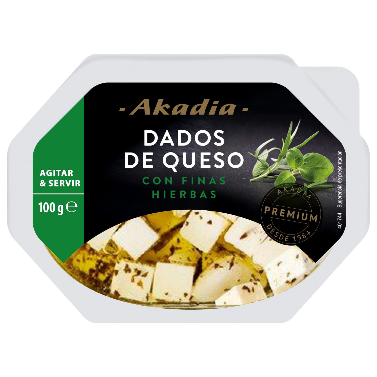 Juust õlis maitsetaimedega Akadia 100g