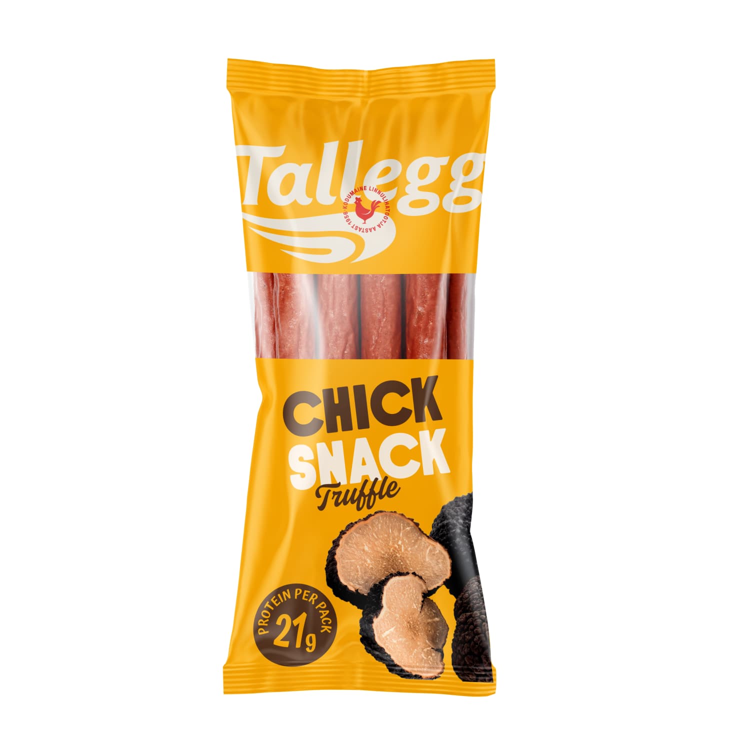 Kanasnäkk Chick Snack Truf.Cig. Tallegg 80g
