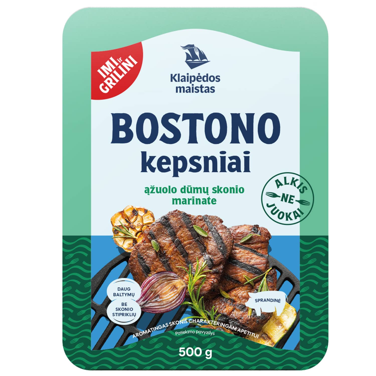 Kiaul. keps. ąžuolo dūmų sk. marin. KM, 500 g