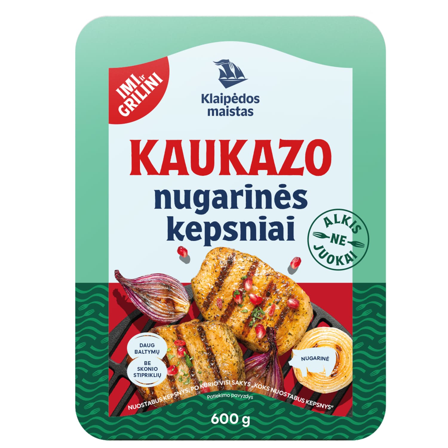 Kiaulien. nugarin. kepsniai KAUKAZO KM, 600 g