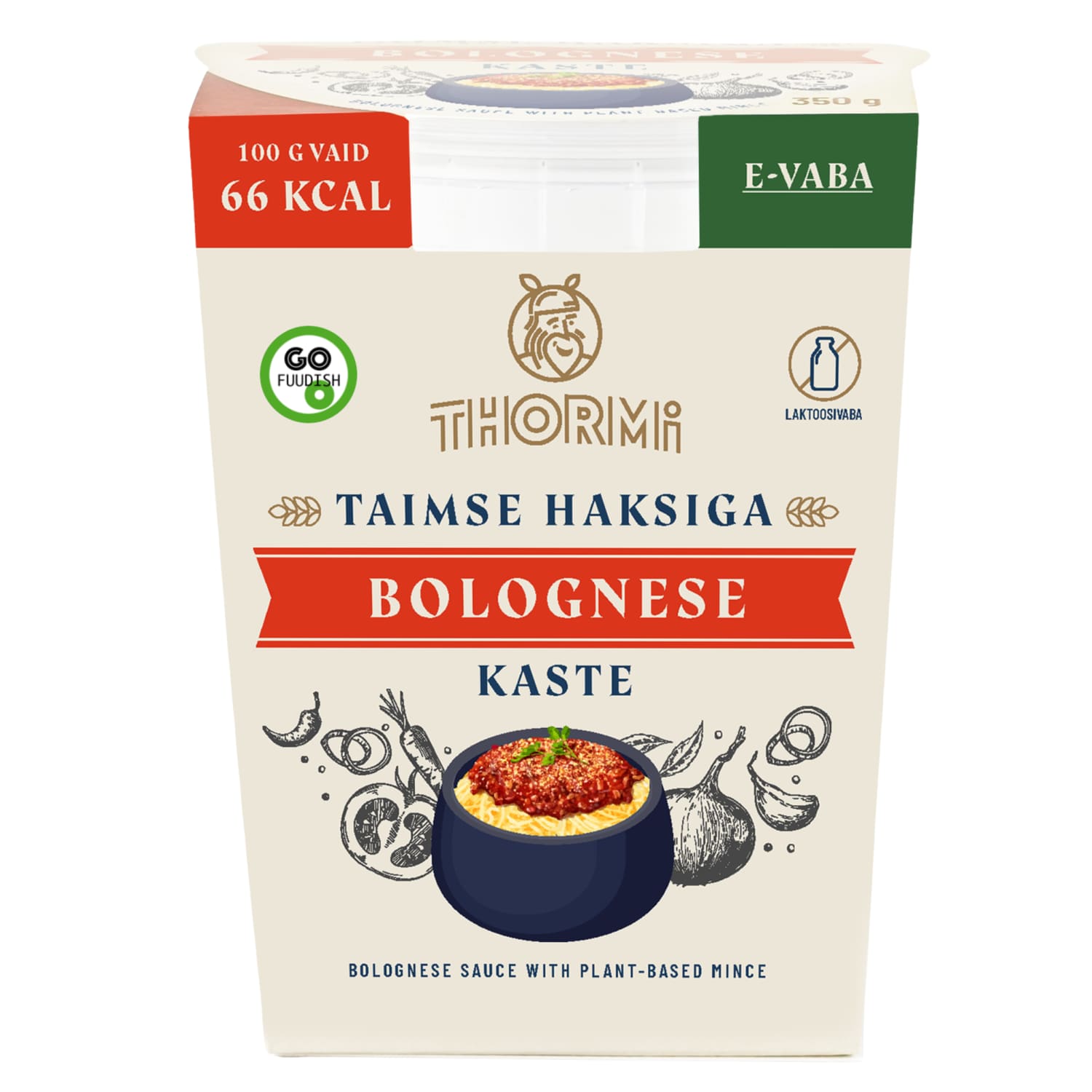 Bolognese taimse haksiga Thormi 350g