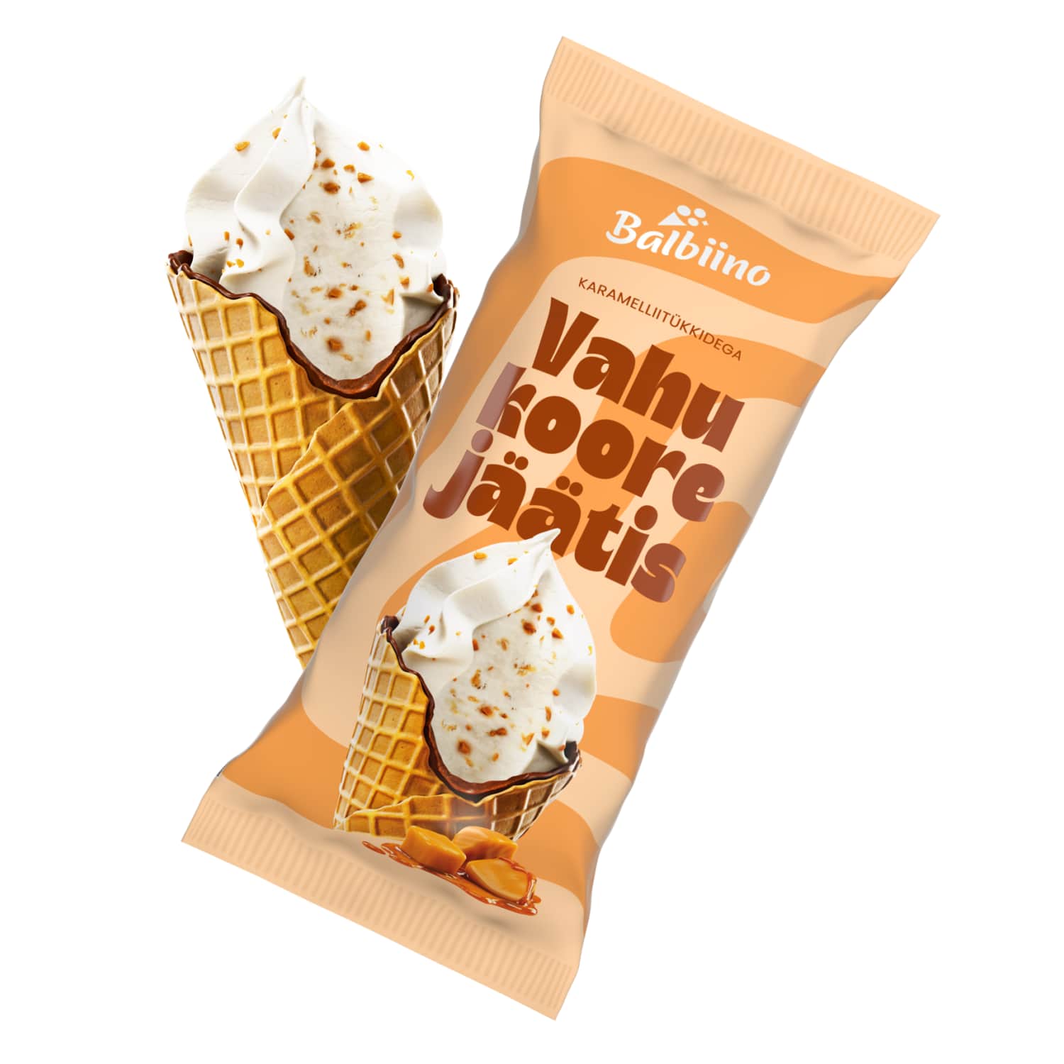 Vahuk.jäät. karamellitük. Balbiino 165ml/86g