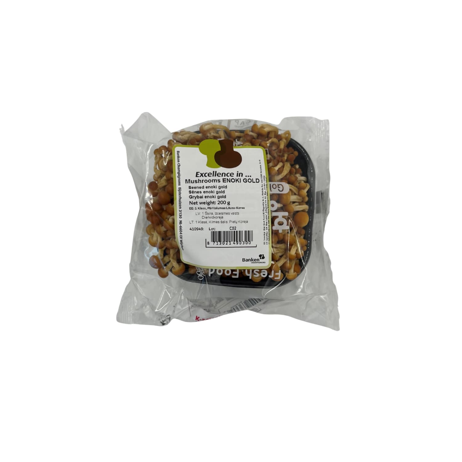 Grybai ENOKI GOLD, 200g