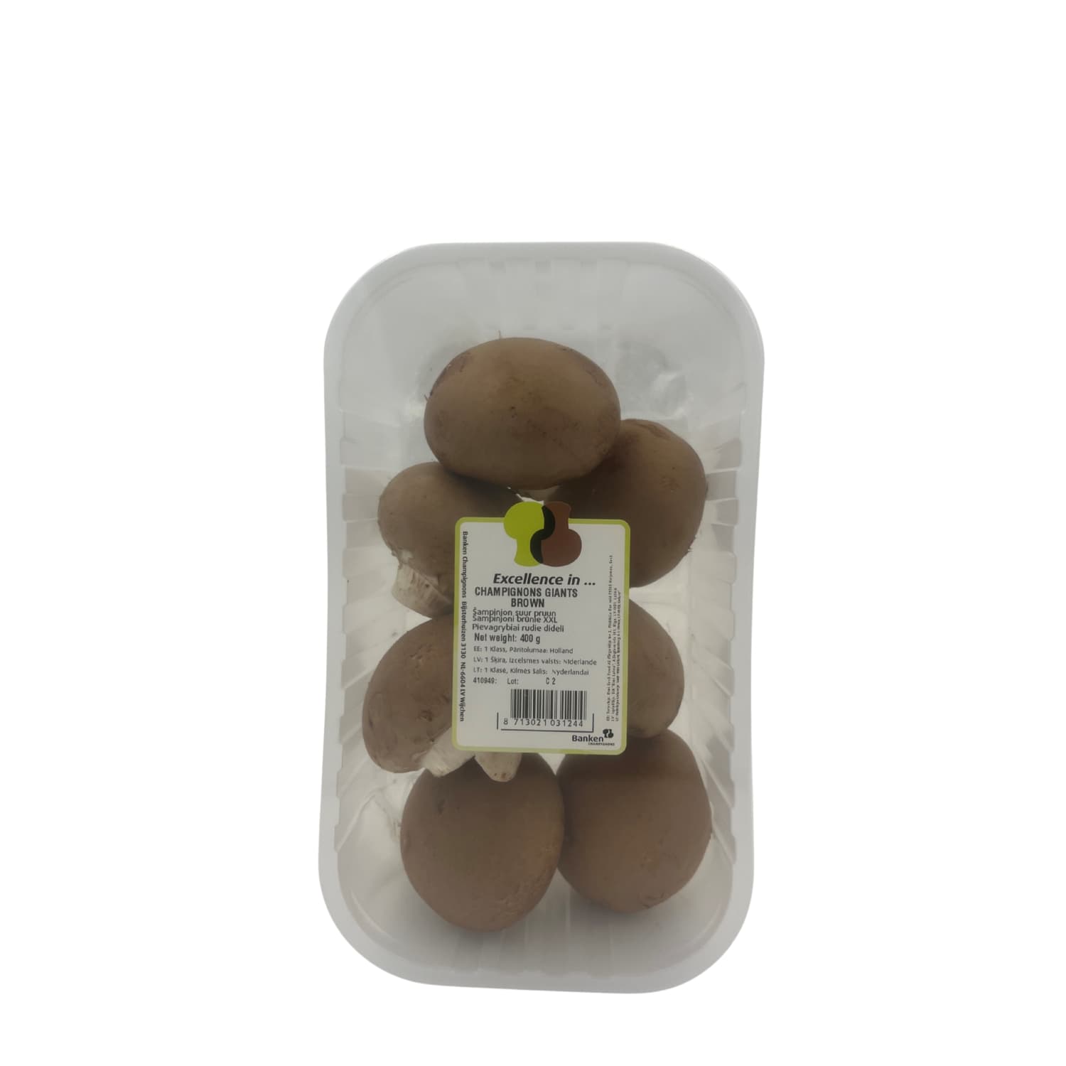 Sēnes Šampinjoni lielie brūnie, 400g