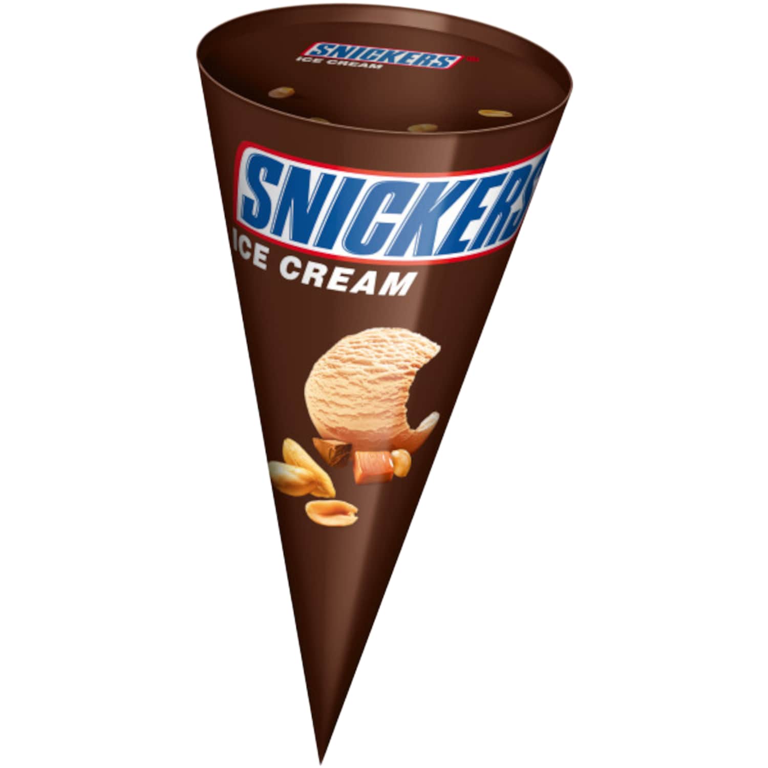 Valg. ledai SNICKERS ICE CONE, 110 ml / 70 g
