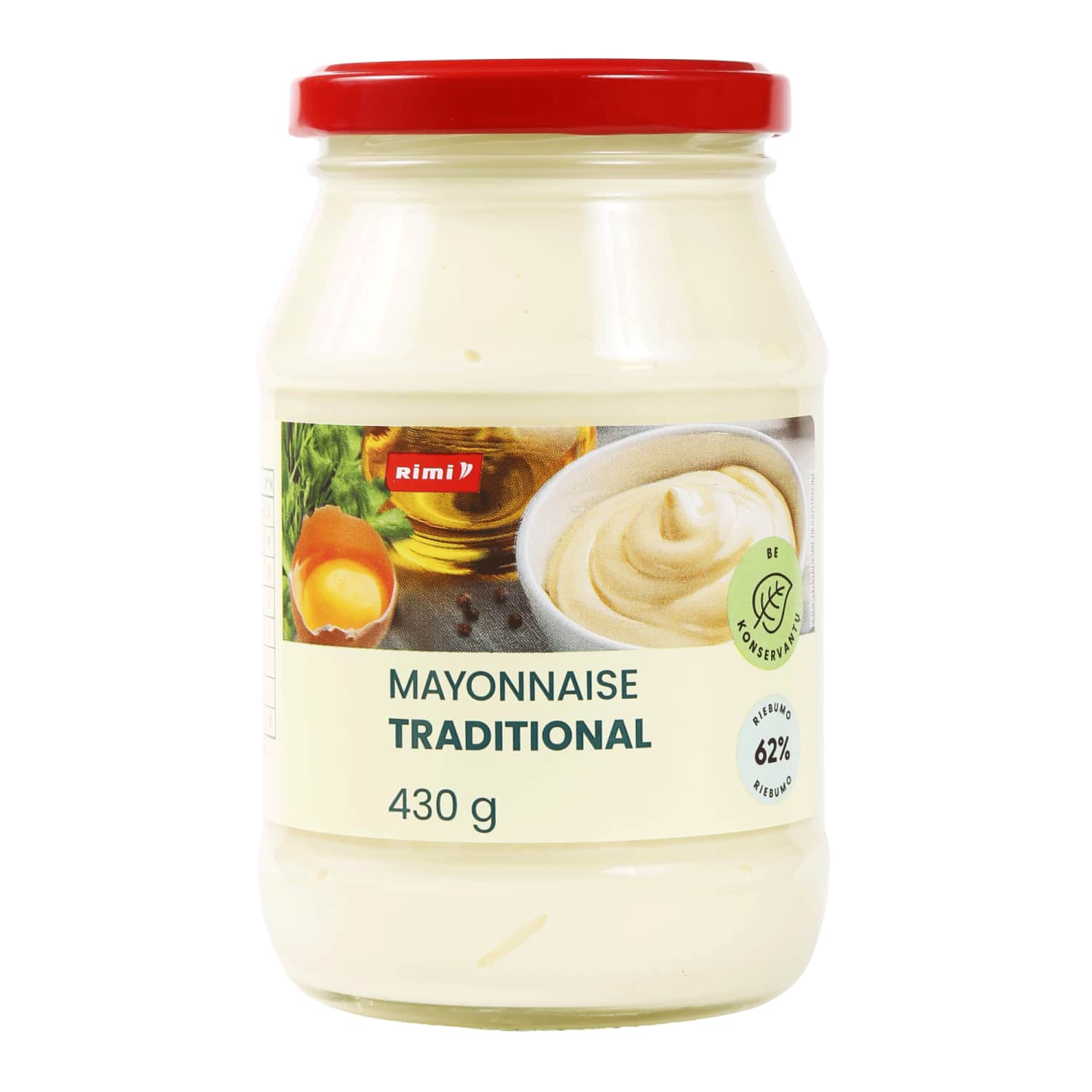 Majonezas TRADICINIS RIMI, 62 % rieb., 430 g
