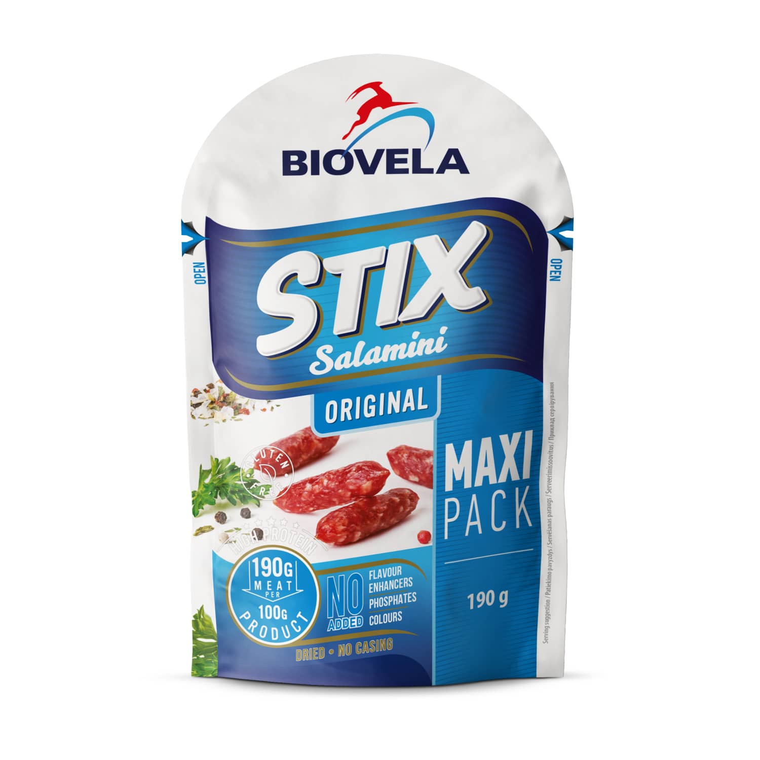 Vyt. dešrelės SALAMINI ORIGINAL, a. r., 190 g