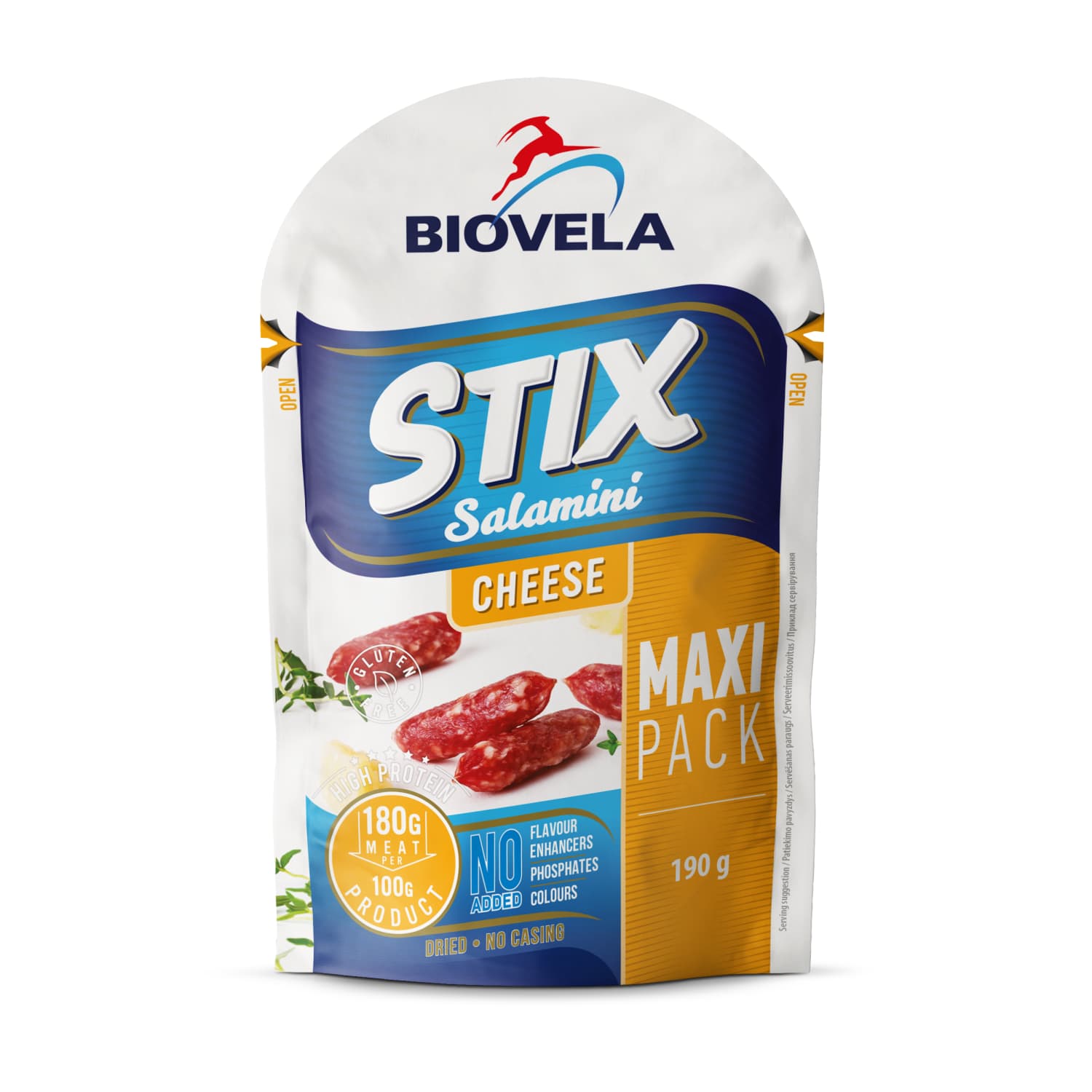 Vyt. dešrelės su sūriu SALAMINI, a. r., 190 g