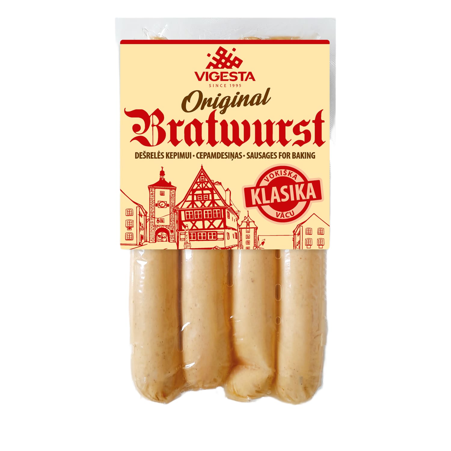 Dešrelės kep. ORIGINAL BRATWURST, a. r., 420g