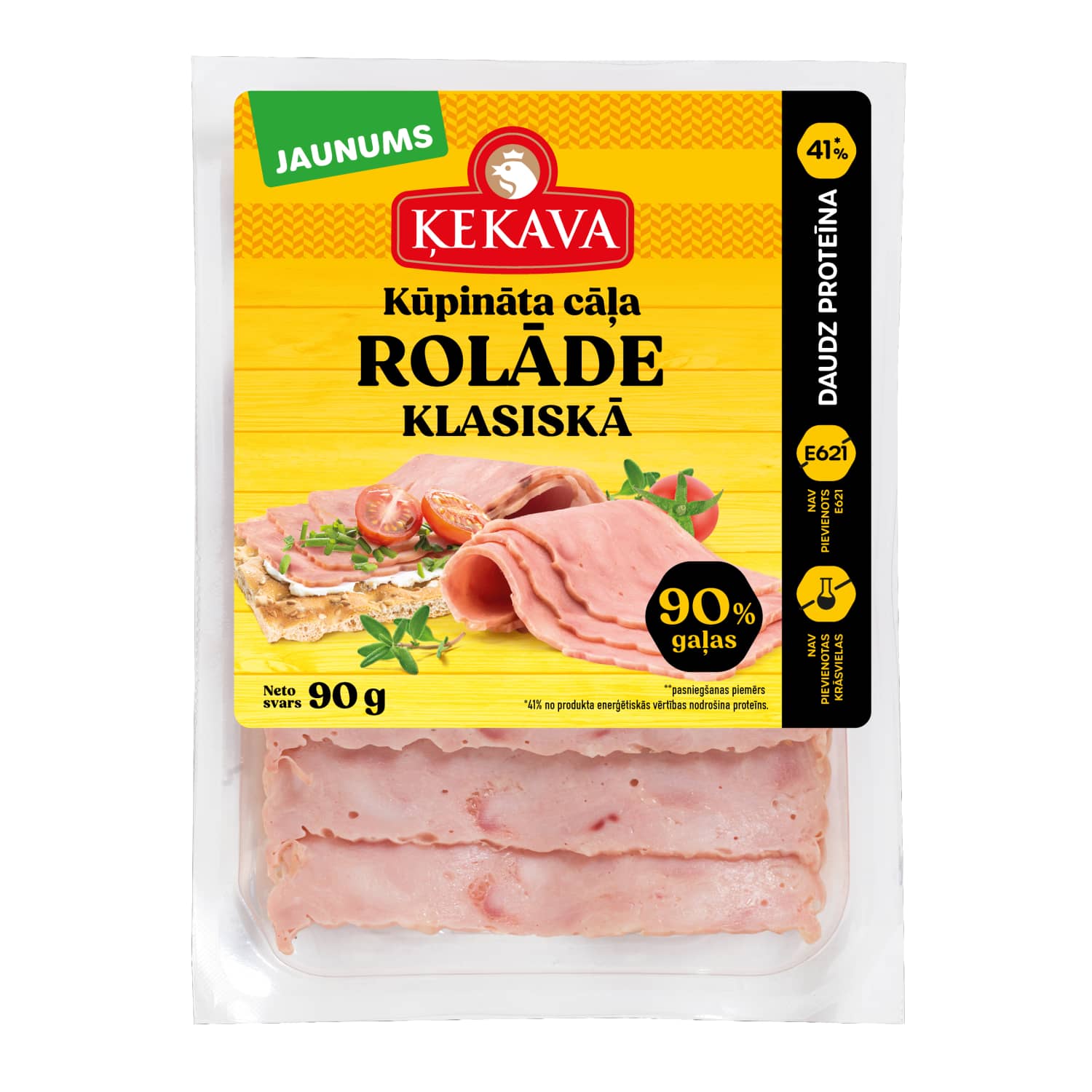 Kūpināta cāļa rolāde Ķekava klasiskā 90g
