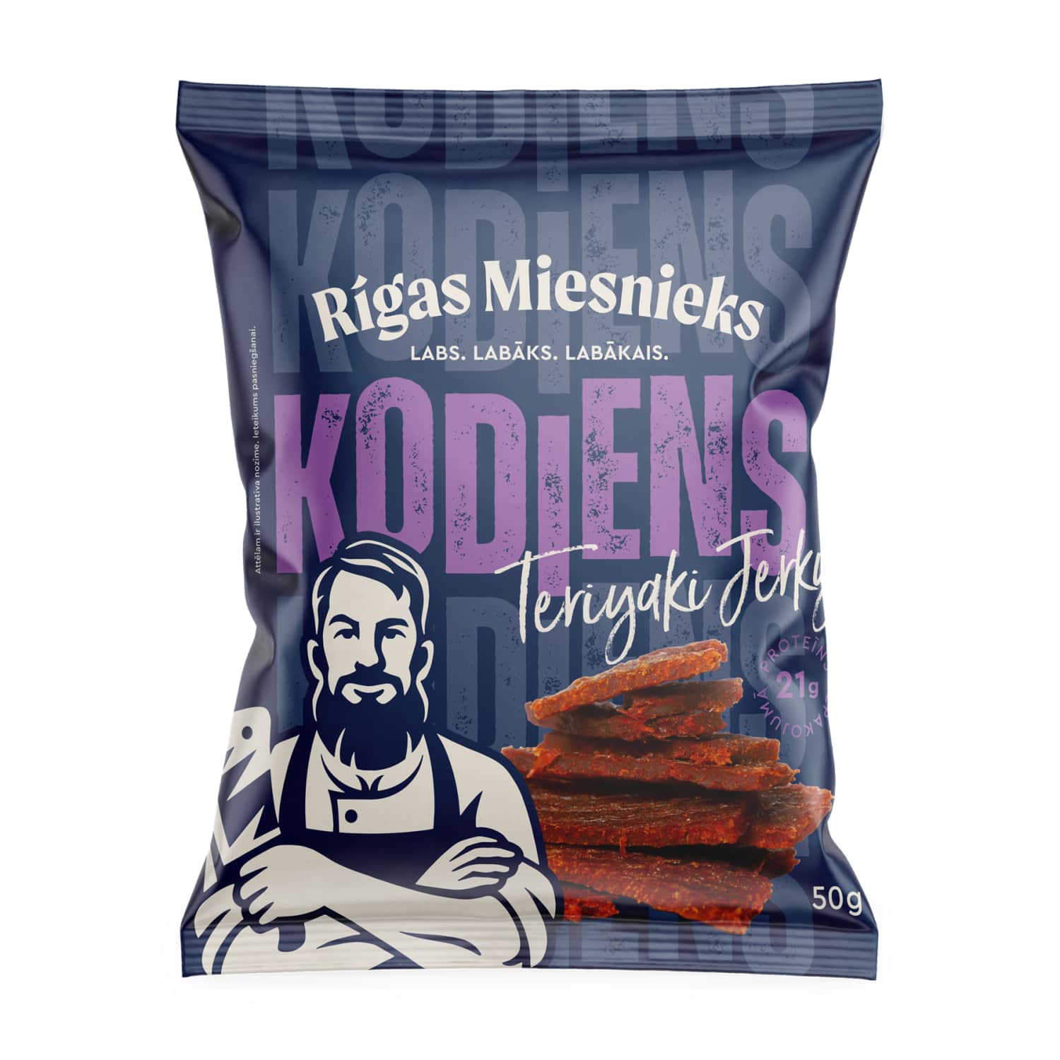 Uzkoda Rīgas Miesnieks Teriyaki Jerky 50g