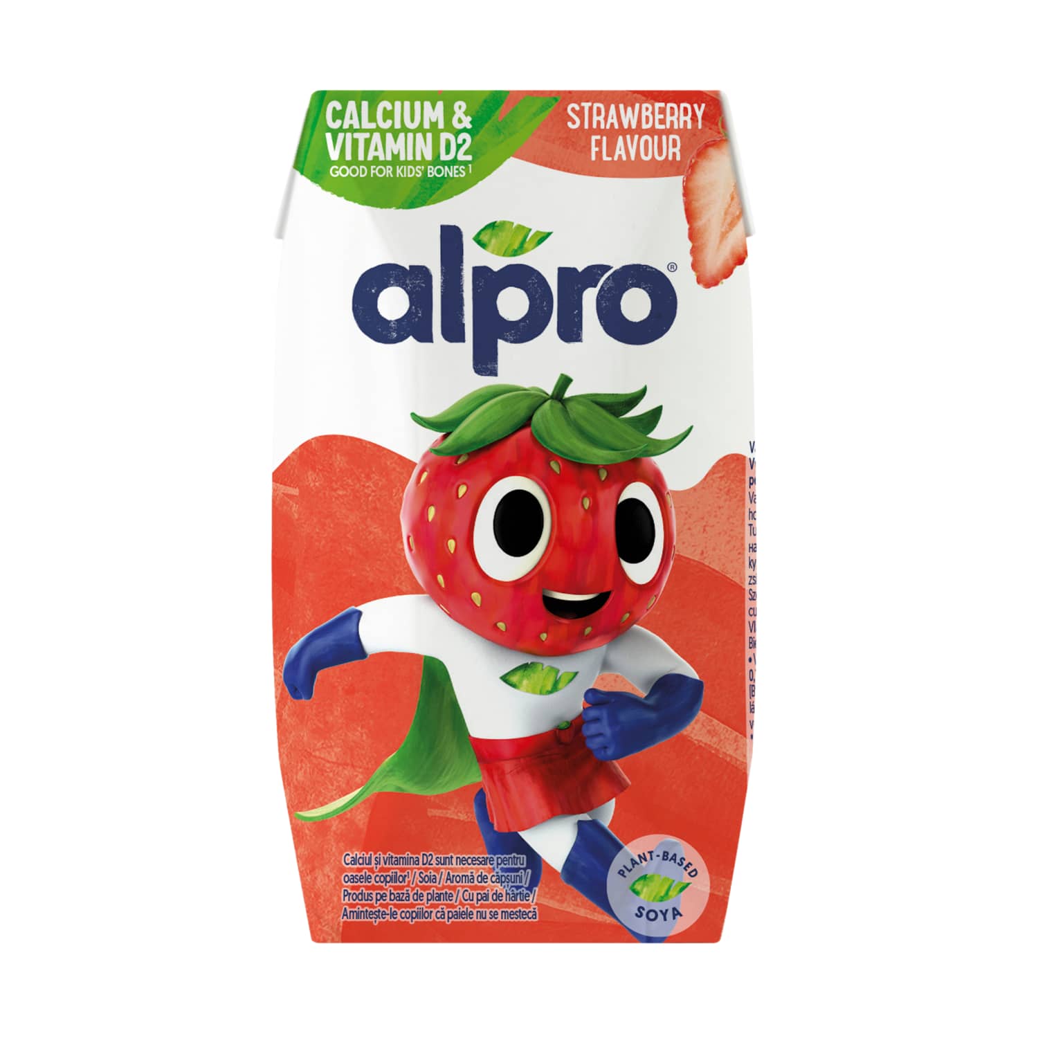 Sojų gėrimas su braškėmis ALPRO KIDS, 200 ml
