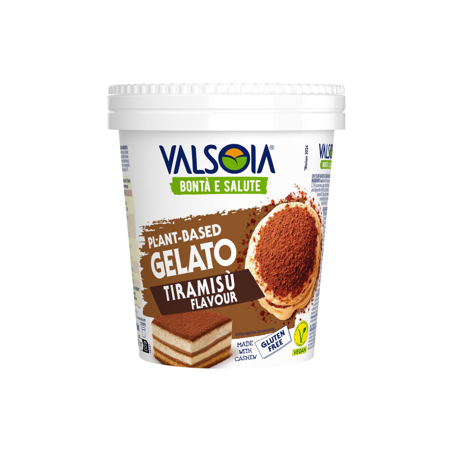 Tiramisu sk. ledai VALSOIA, be gliut., 300 g