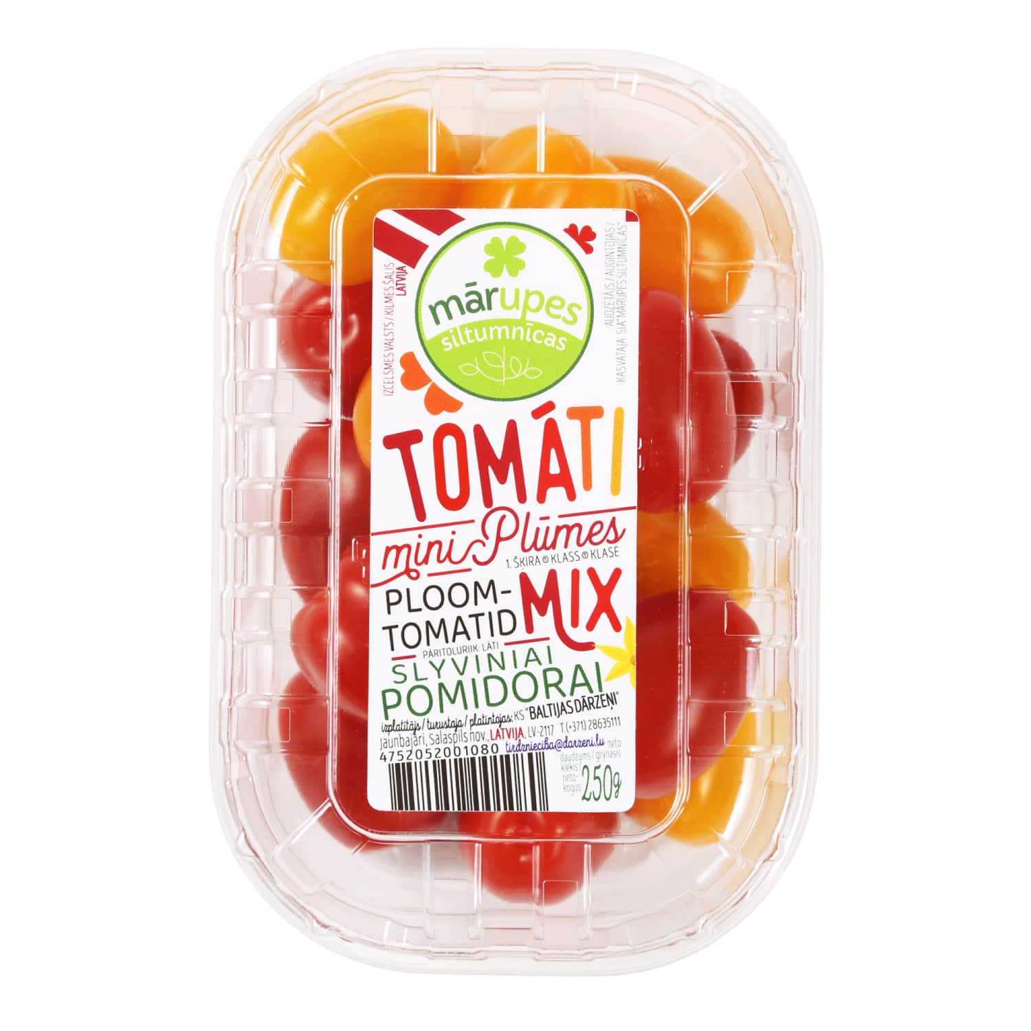 Tomāti plūme mini mix 250g