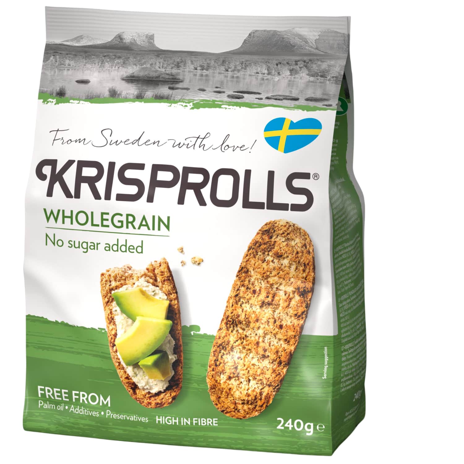 Pilngr. grauz.Krisprolls bez piev.cukura 240g