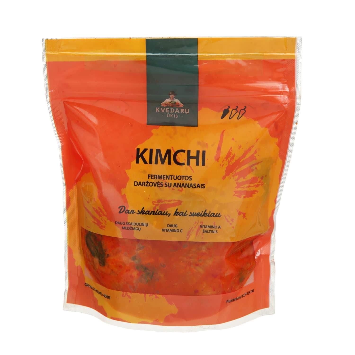Ferment. daržovės su ananasais KIMCHI, 400 g
