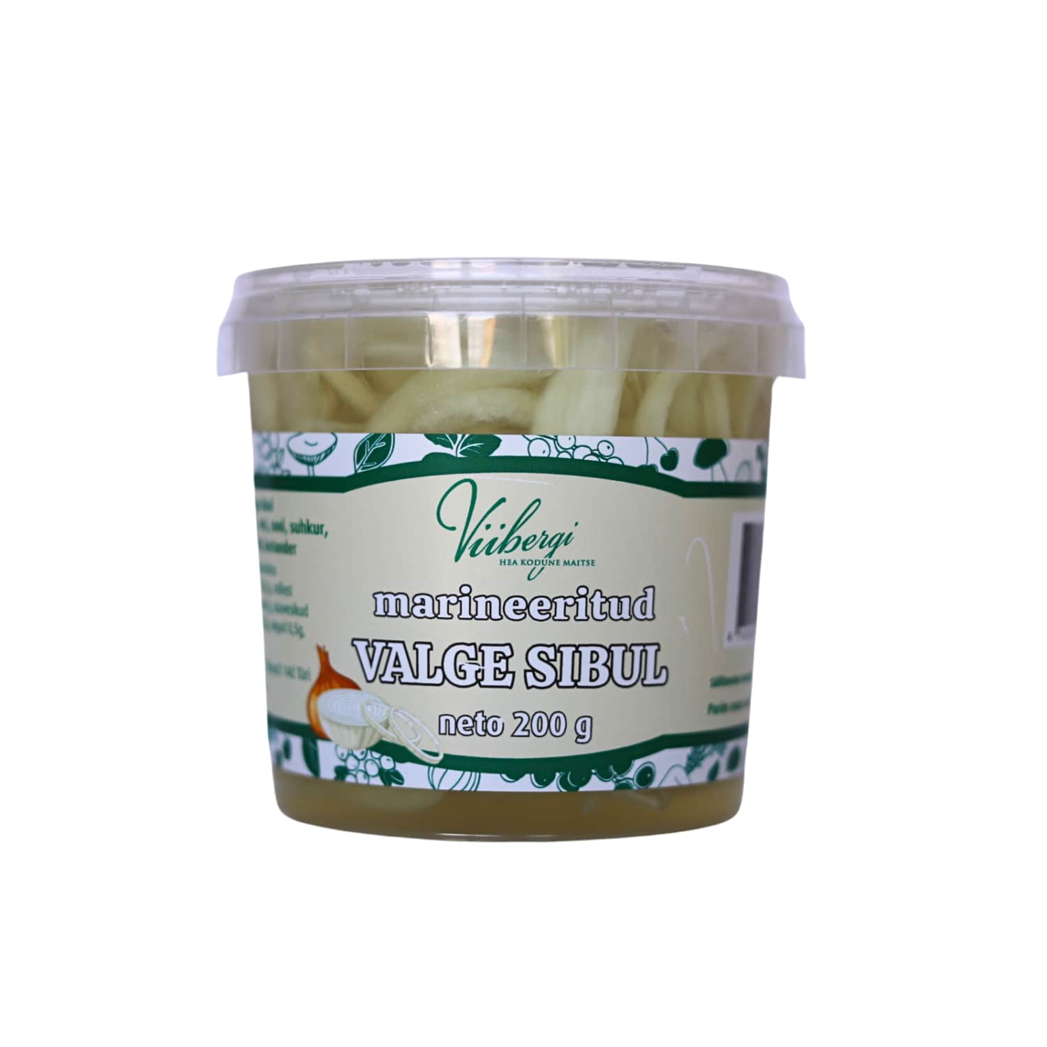 Marineeritud valge sibul 400/200g