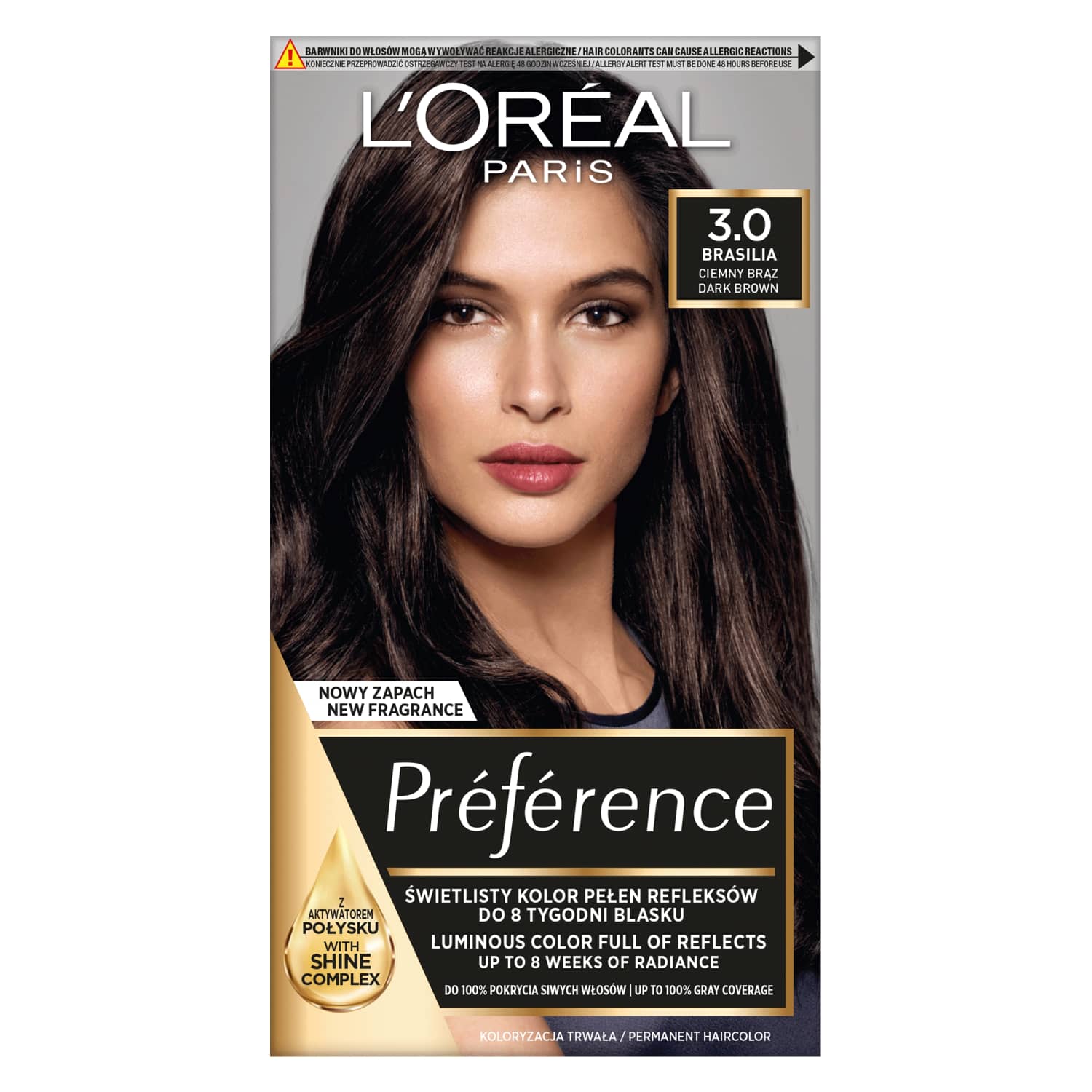 Matu krāsa Loreal preference Nr.3