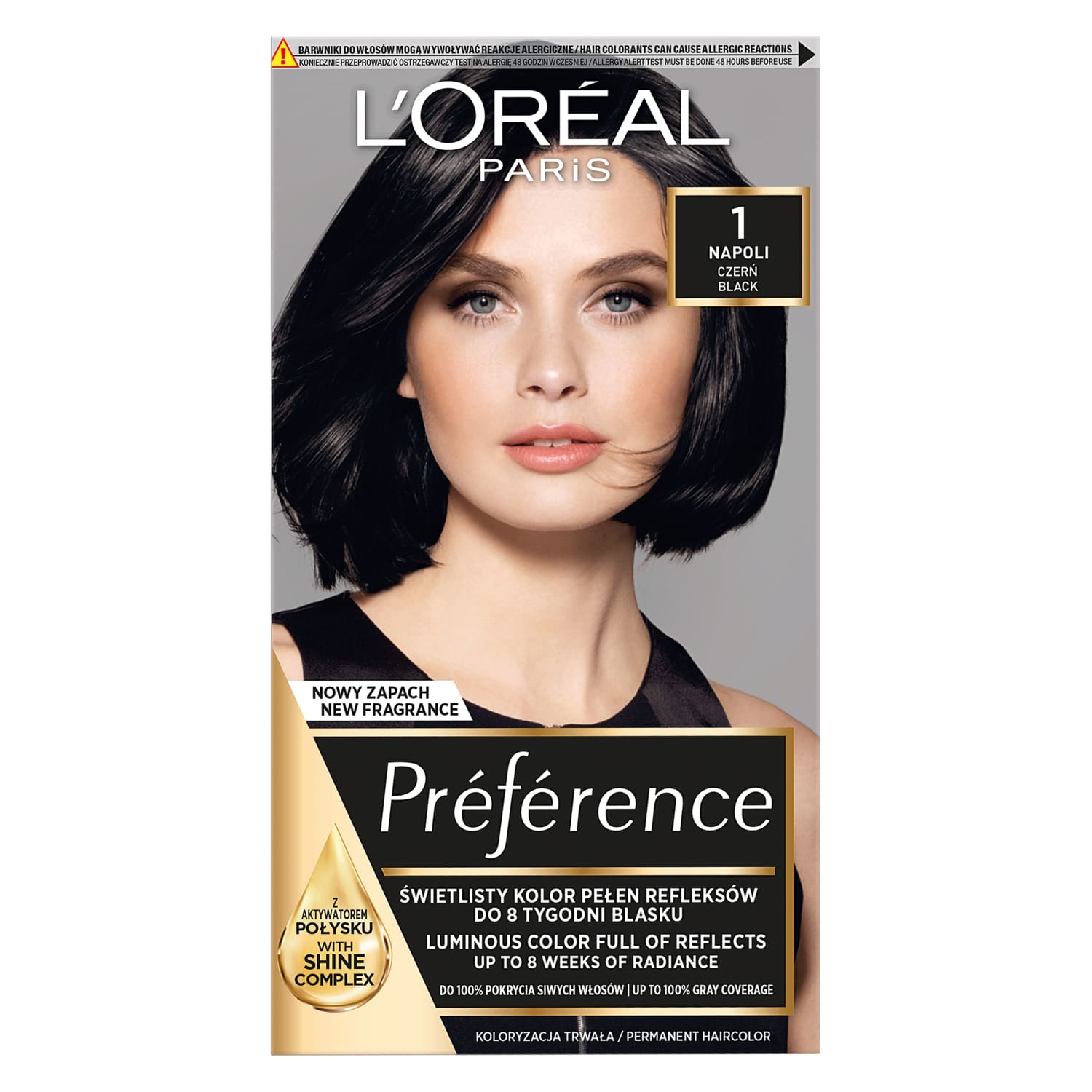 Matu krāsa Loreal Preference nr.1