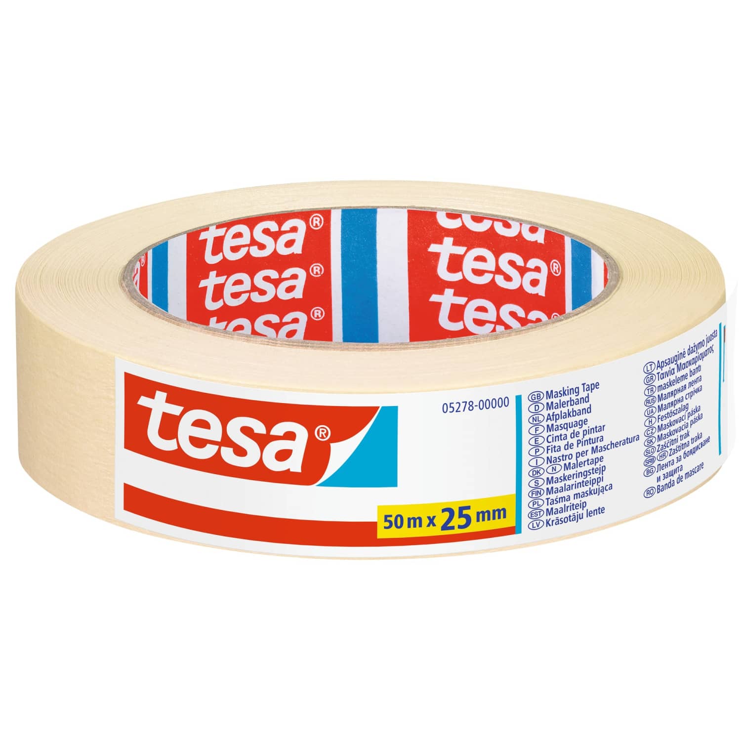 Krāsotāju lente 50m25mm Tesa 4323