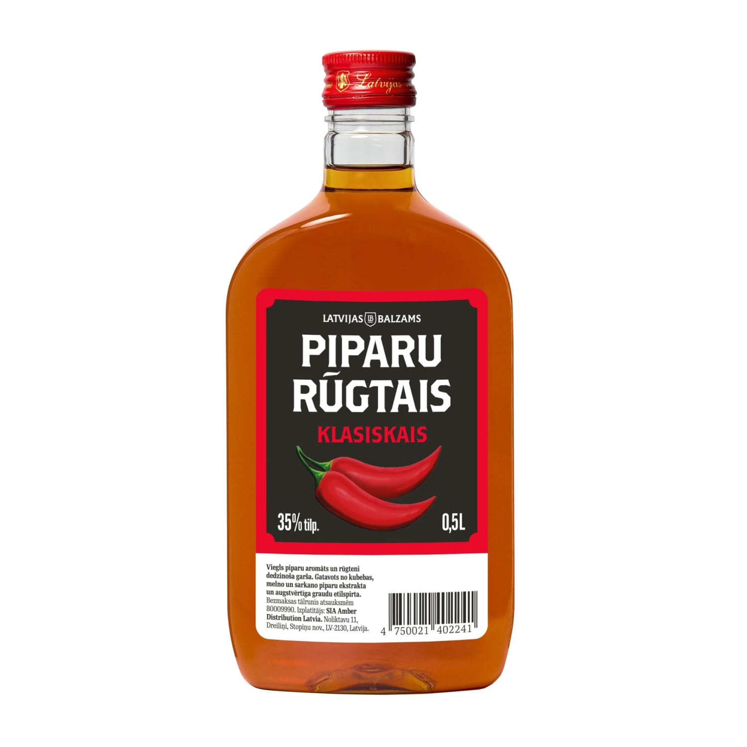Uzlējums Piparu Rūgtais 35% 0,5l