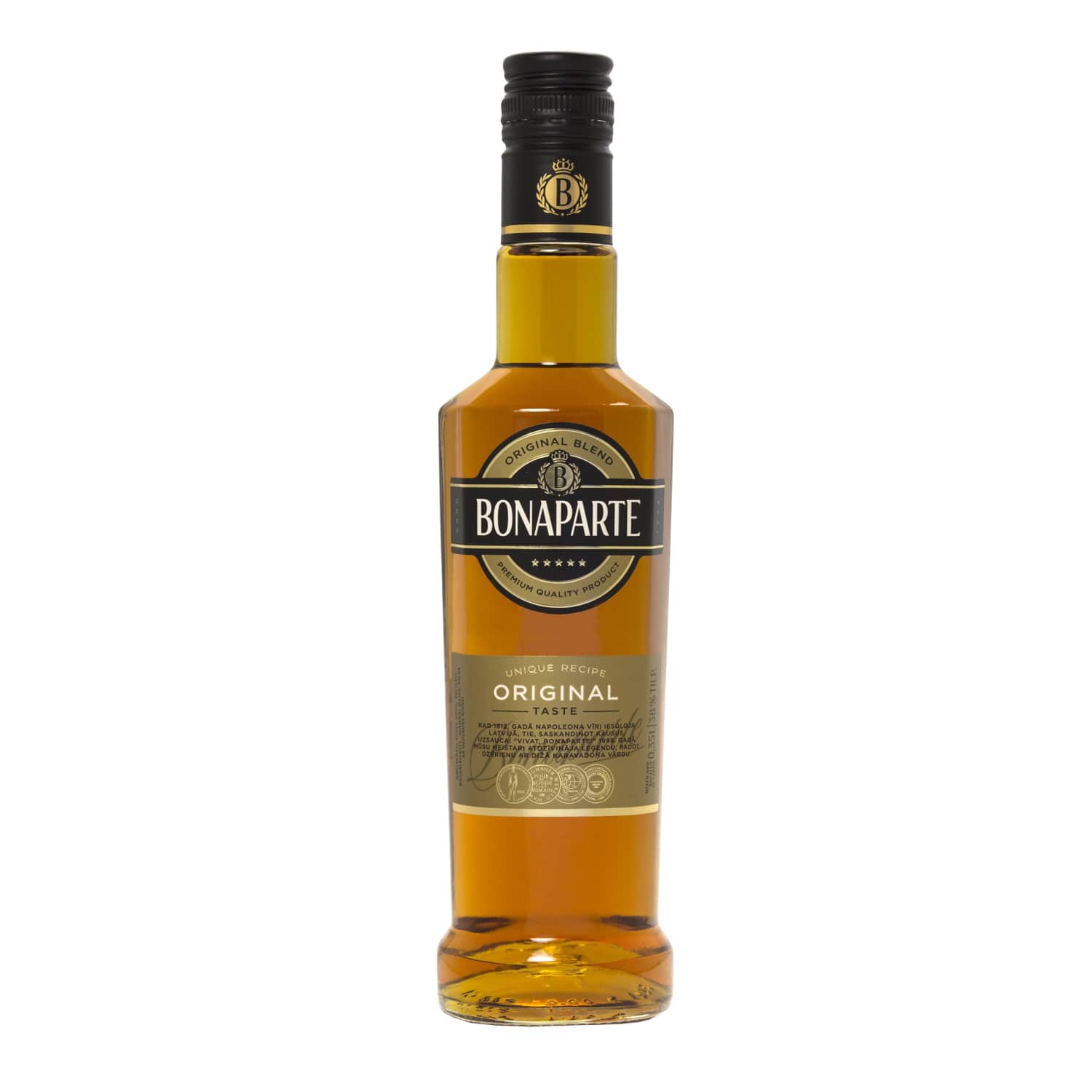 Stiprs alkohol. dzēriens Bonaparte 38% 0,35l