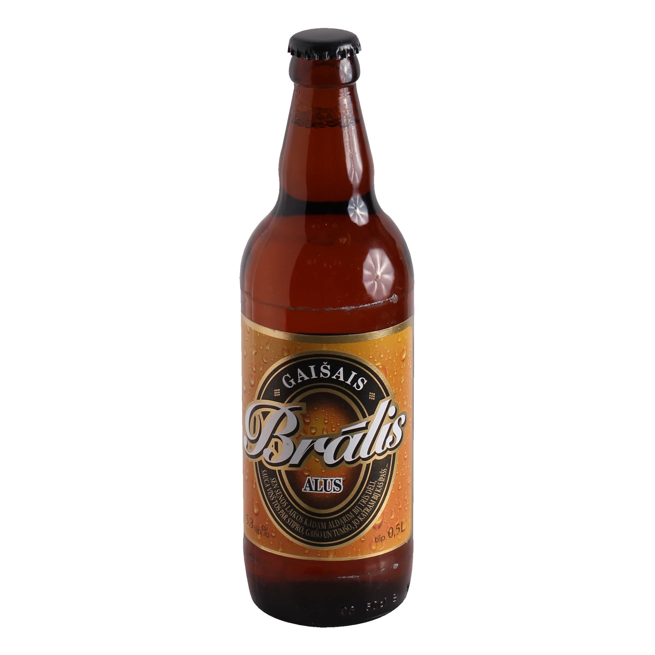 Alus Brālis gaišais 5,3% 0,5l