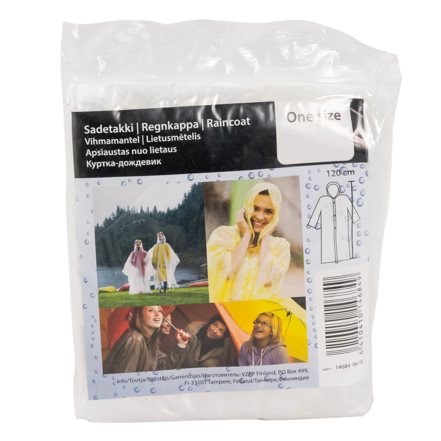 Vihmakeep riputusaasaga, läbipaistev