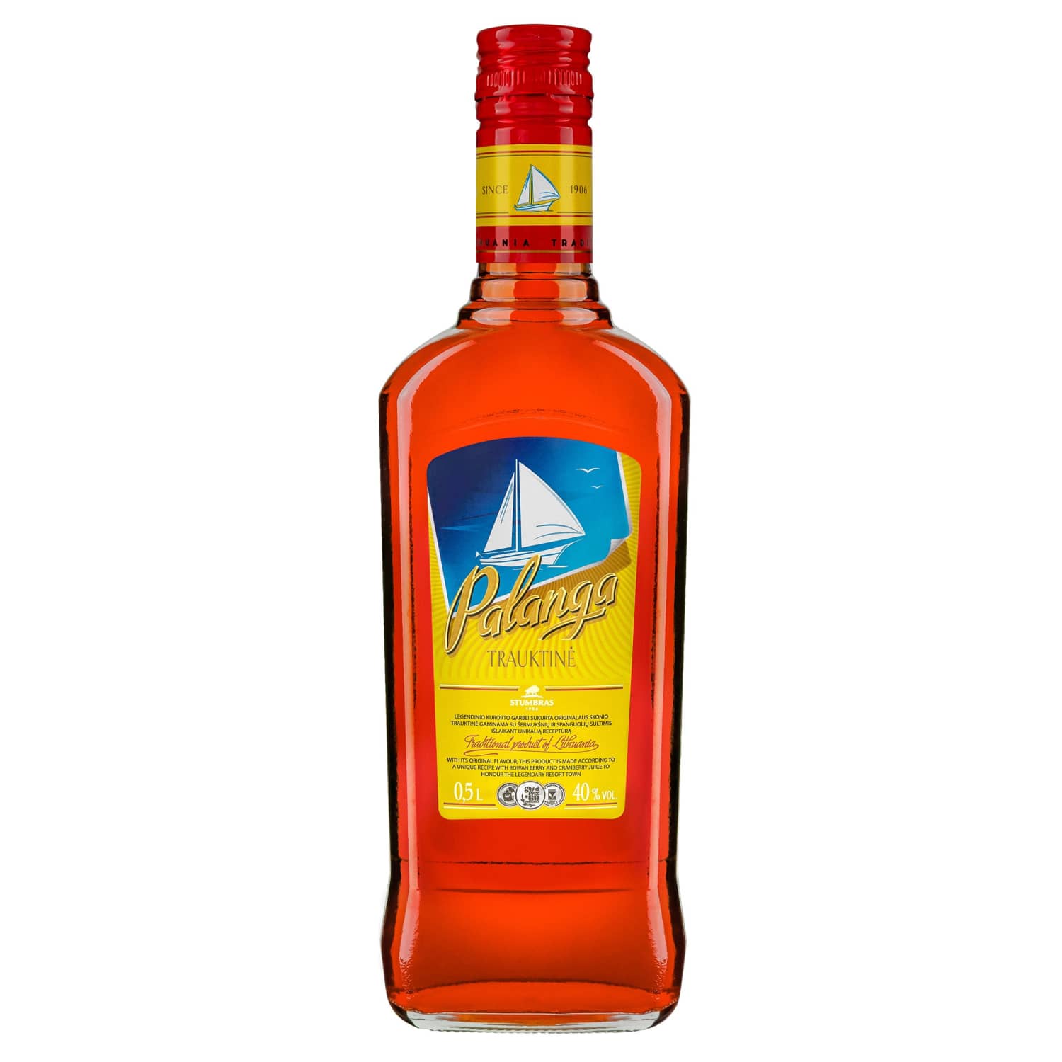 Trauktinė PALANGA, 40 %, 0,5 l