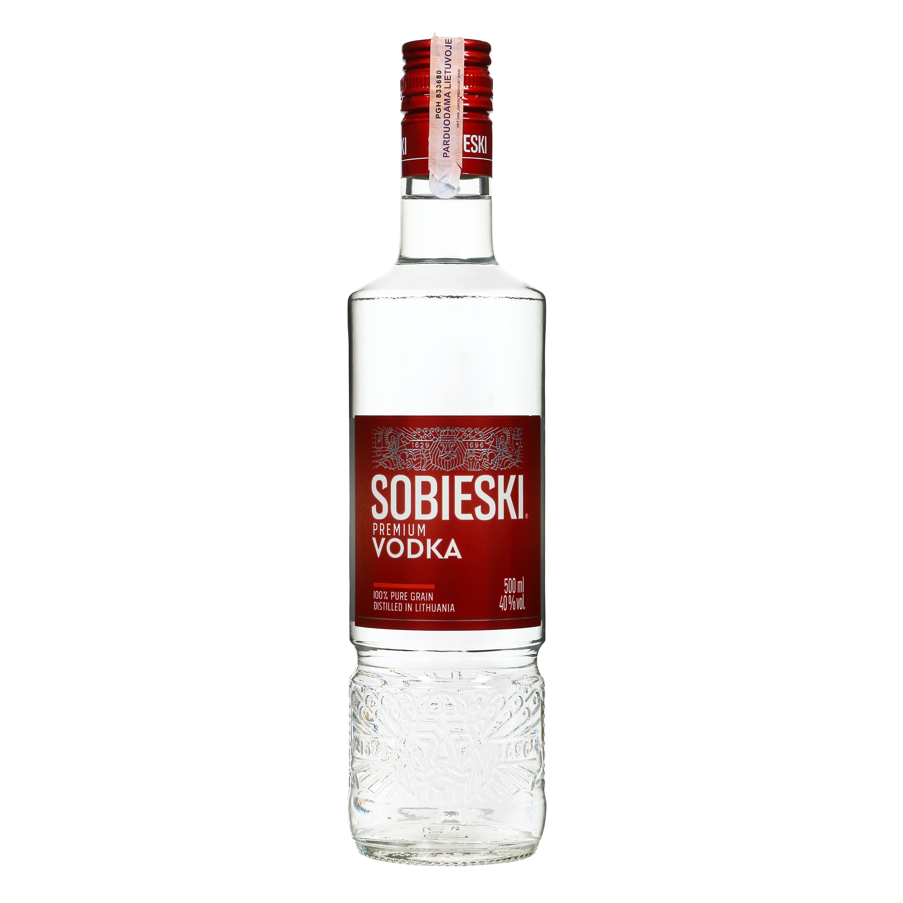 Degtinė SOBIESKI Premium, 40 %, 0,5 l