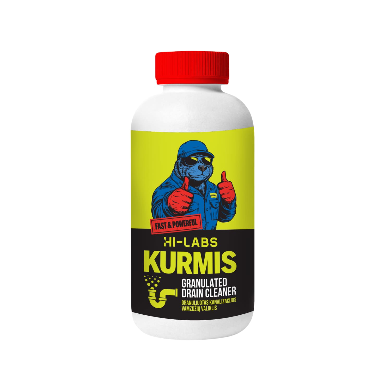 Gr. kanalizac. vamzdžių valiklis KURMIS, 500g