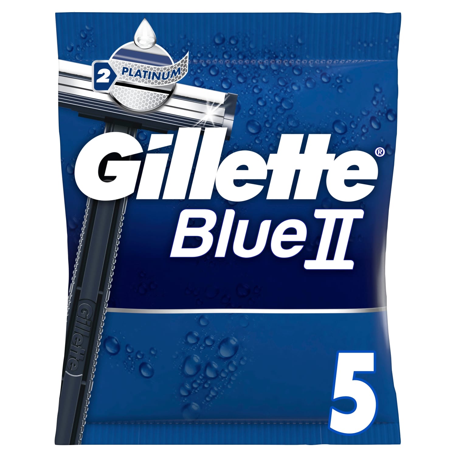 Vienreizējie skuvekļi Gillette Blue II 5 gab.