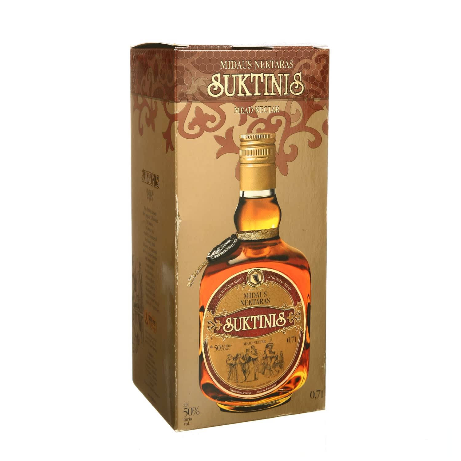 Midaus nektaras SUKTINIS 50 %, 0,7 l