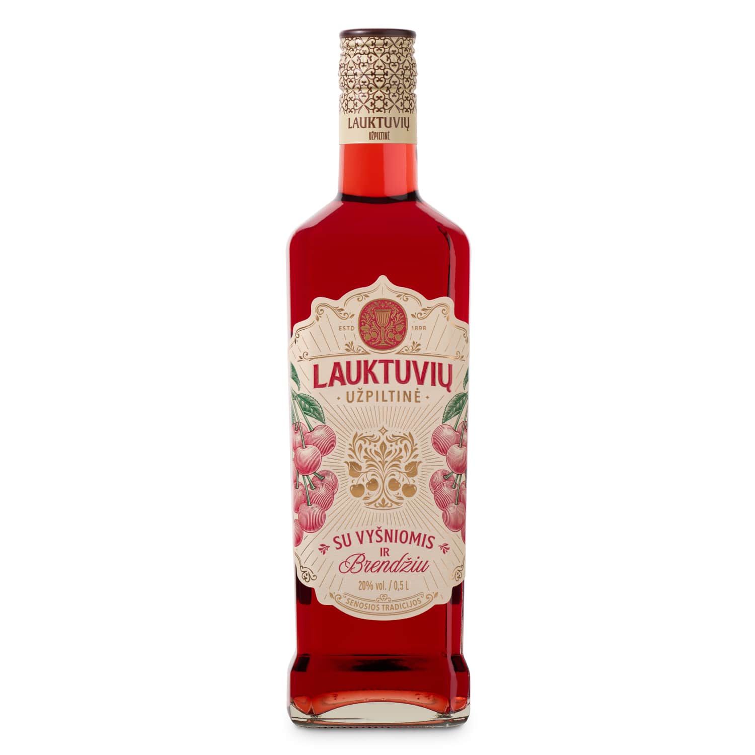 Spiritinis gėrimas LAUKTUVIŲ, 20%, 0,5l