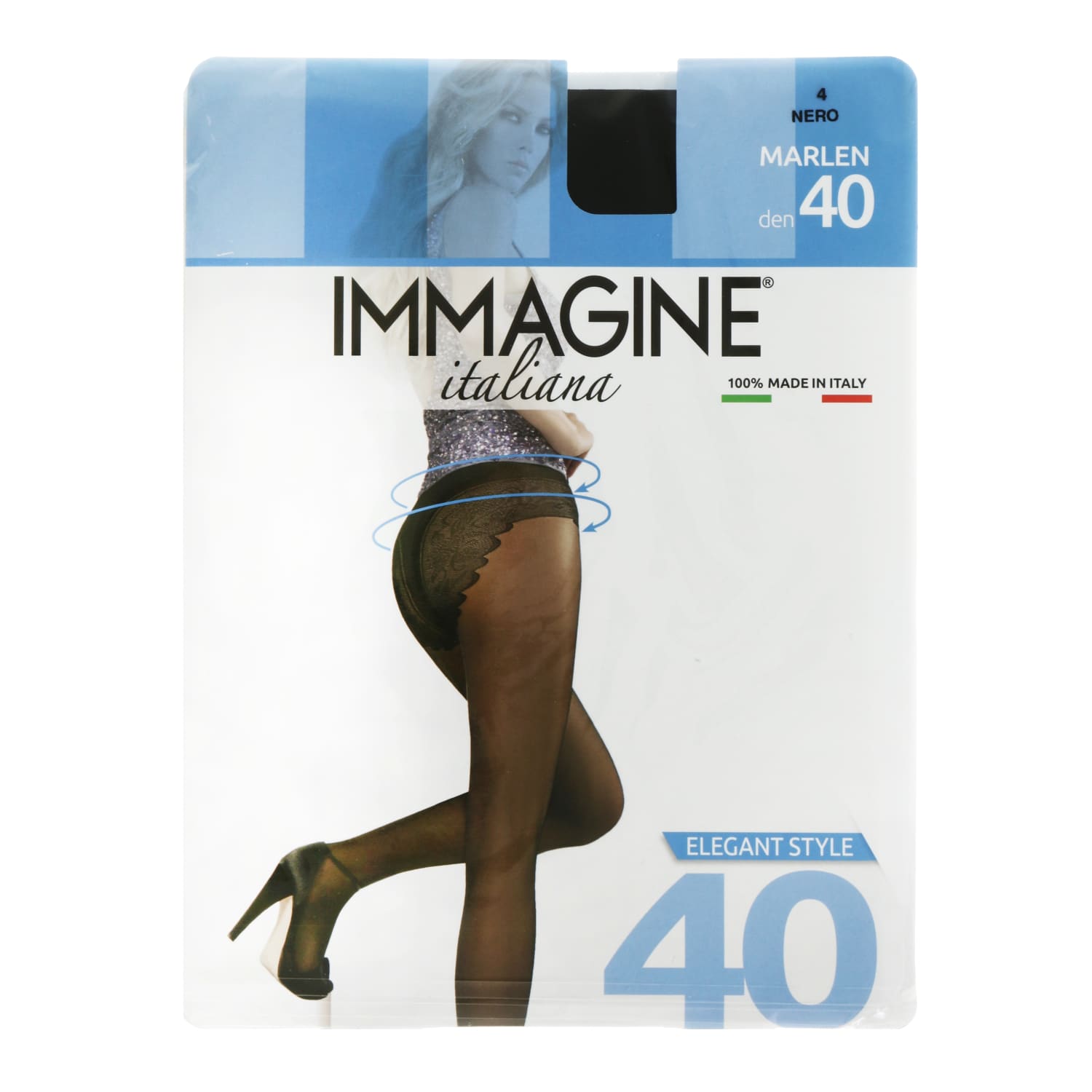 Mot. pėdkelnės IMMAGINE MARLEN 40, NERO, 4 d.