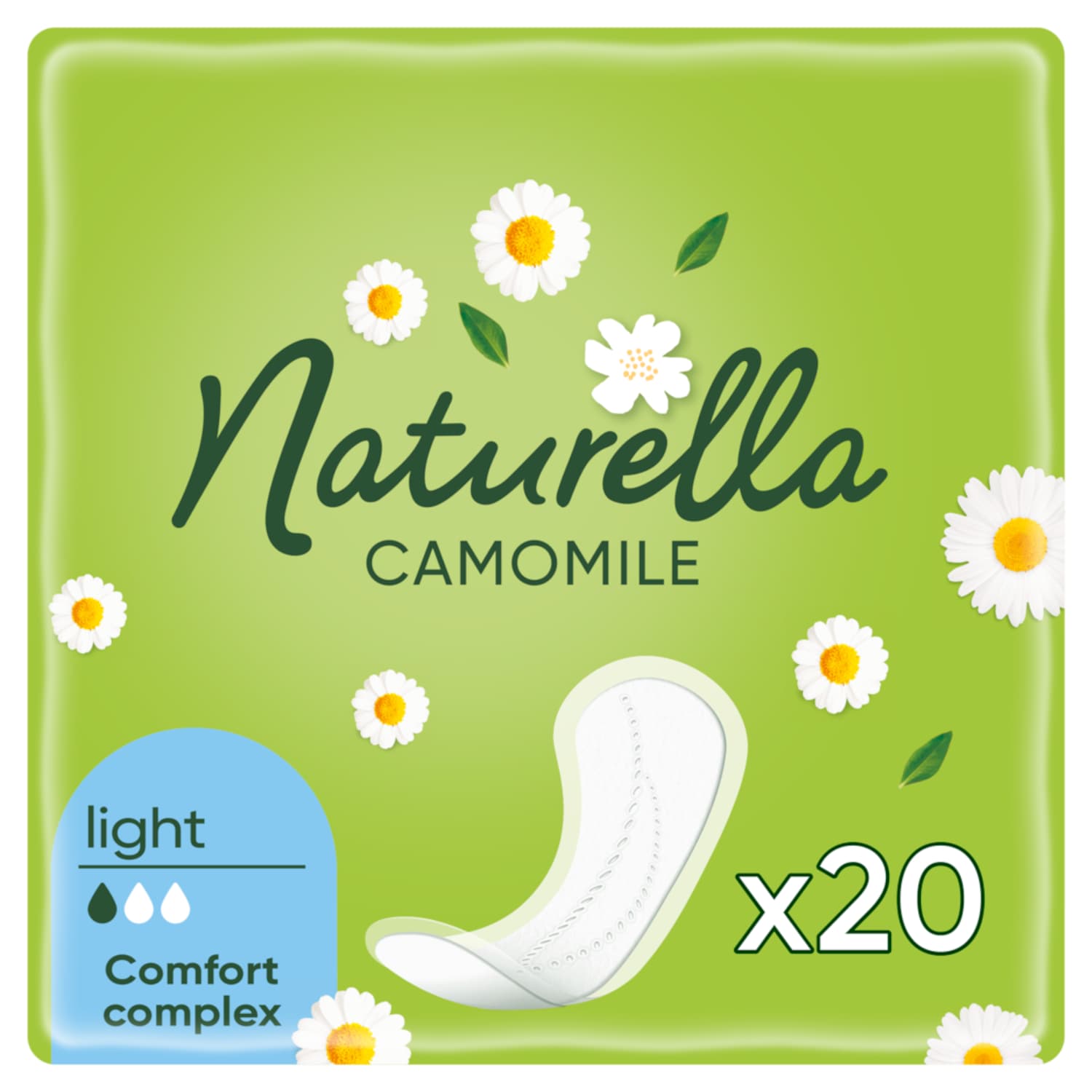 Pesukaitsmed NATURELLA LIGHT 20 tk