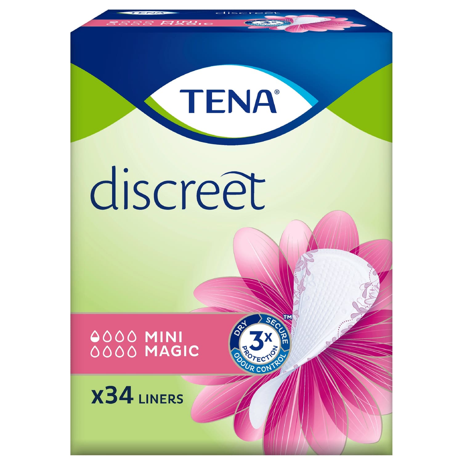 Biksīšu ieliktņi Tena Lady mini 34gb