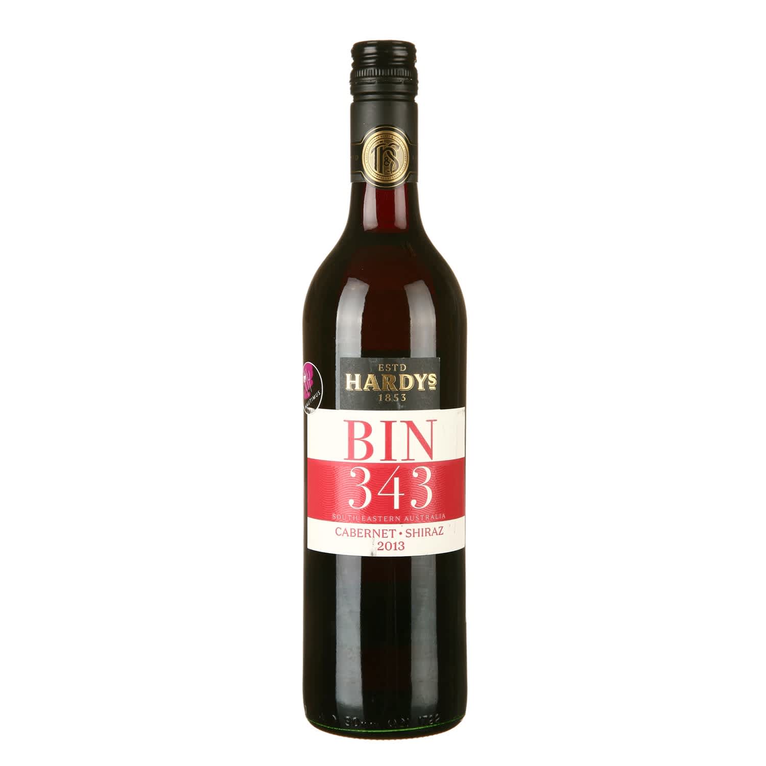 S.v. Hardys Bin 343 cab.shir.13%0.75l
