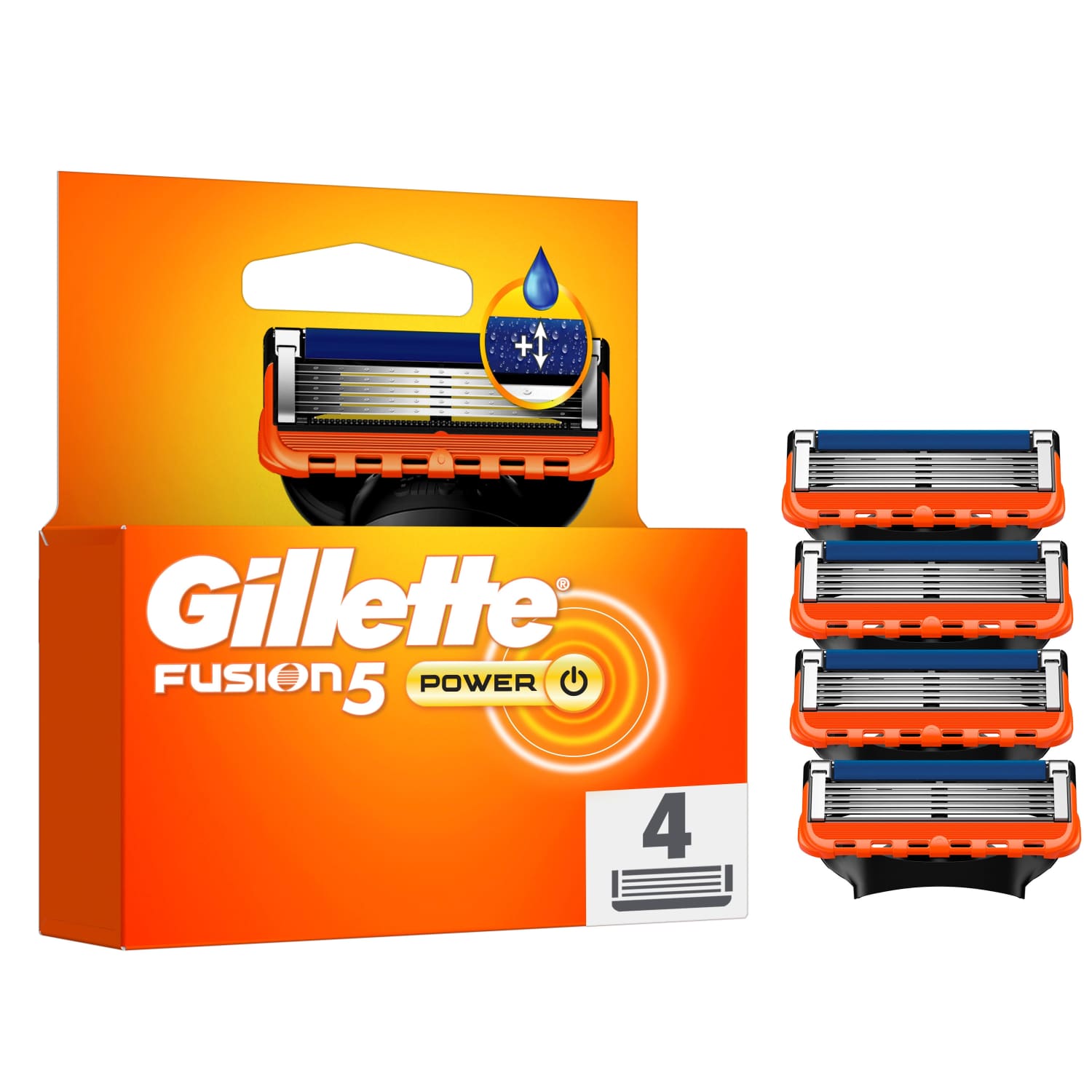 Varuterad Gillette Fusion Power-5 4tk