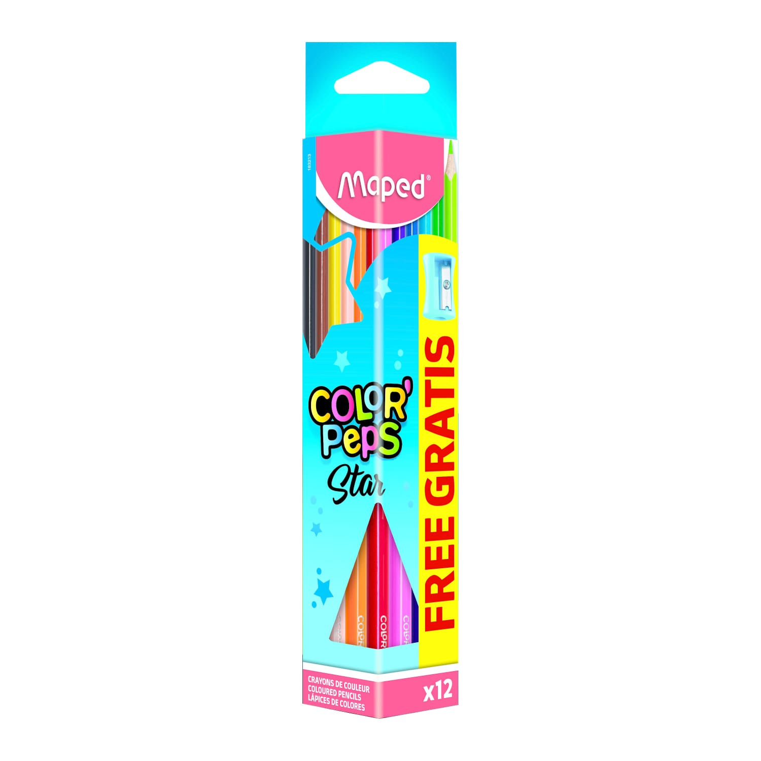 Sp. pieštukai MAPED COLORPEPS, 12 vnt. BS26