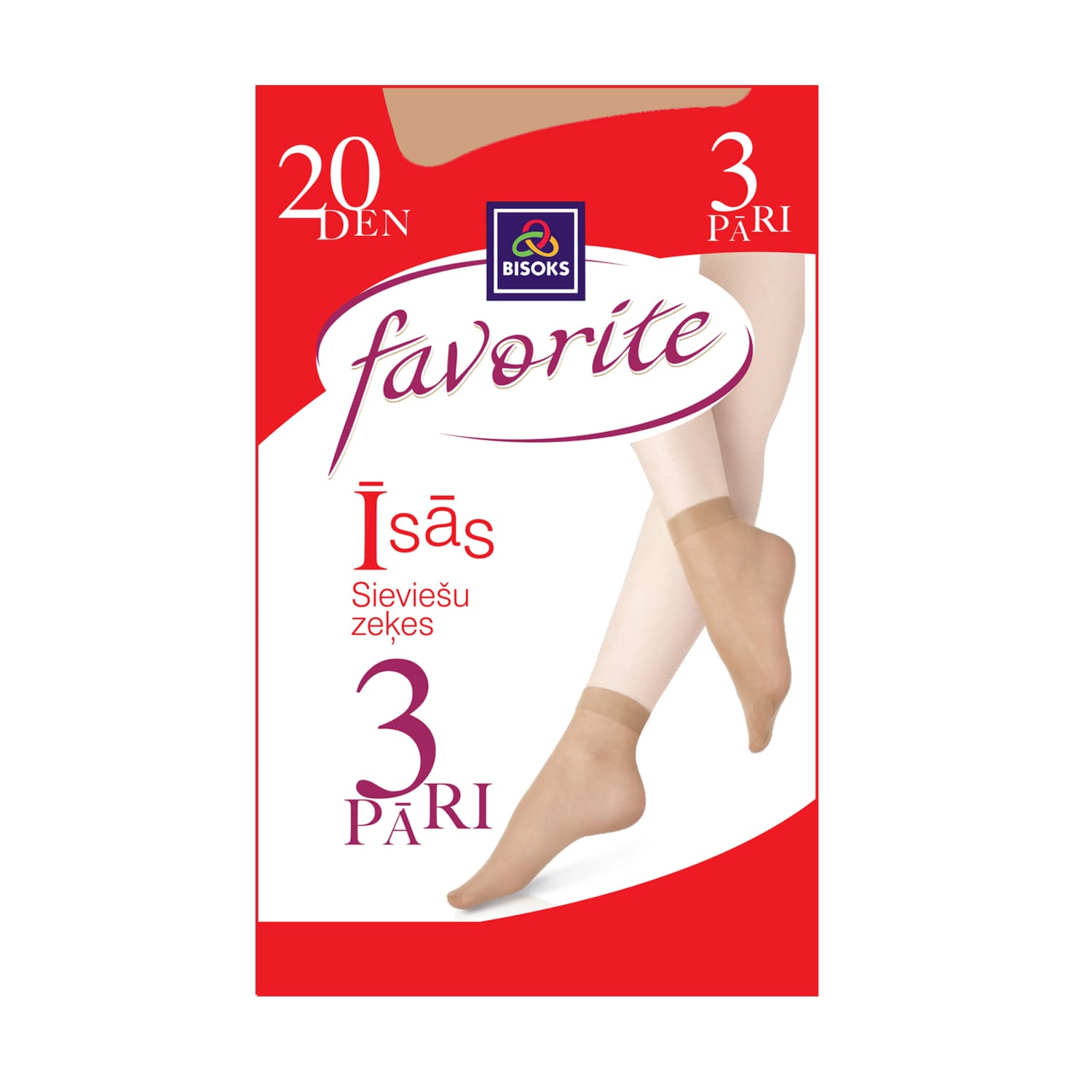 S zeķes Favor 20d 3 p 25211 beige 23-25