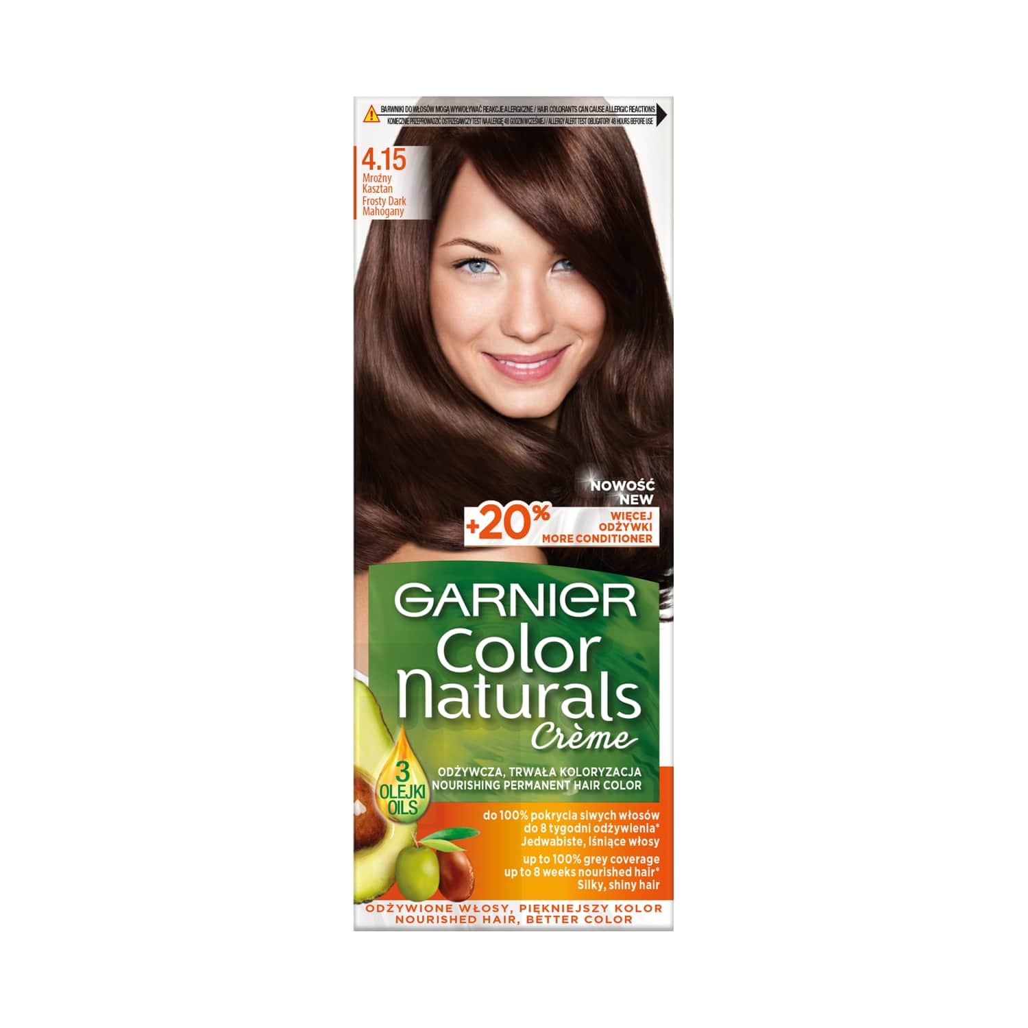 Matu krāsa Garnier Color Naturals nr.4.15