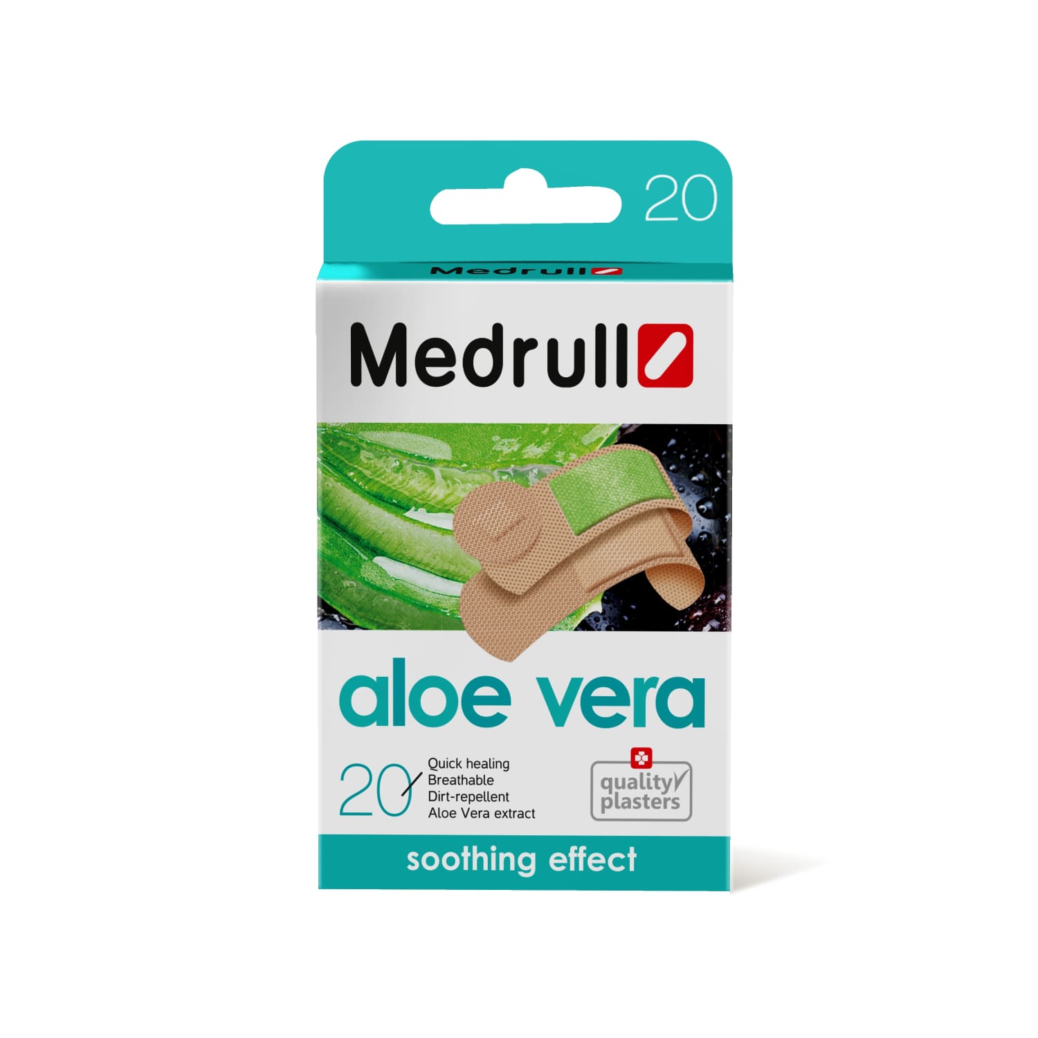 Pleistrai MEDRULL ALOE VERA 20 vnt.