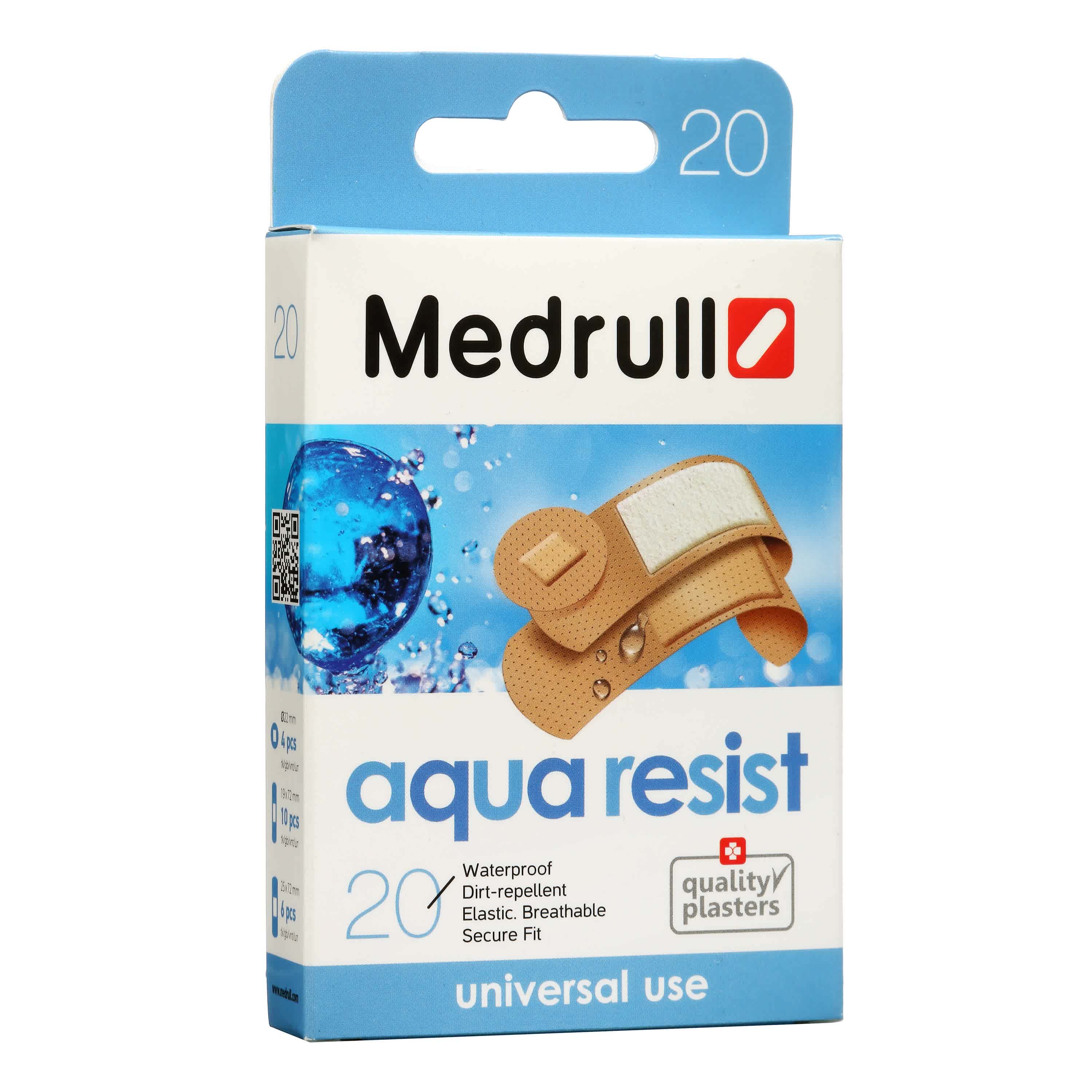 Pleistras MEDRULL AQUA RESIST, 20 vnt.