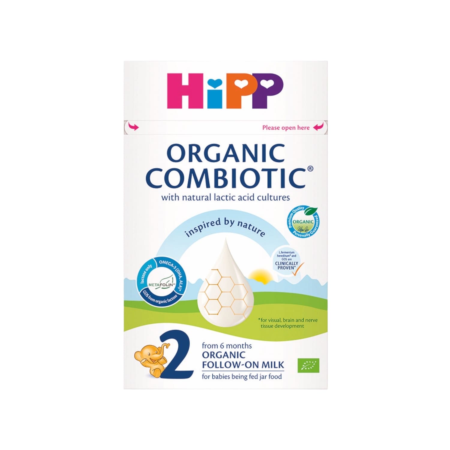 Piena maisīj.Hipp Combiotic 2 6+mēn. BIO 800g