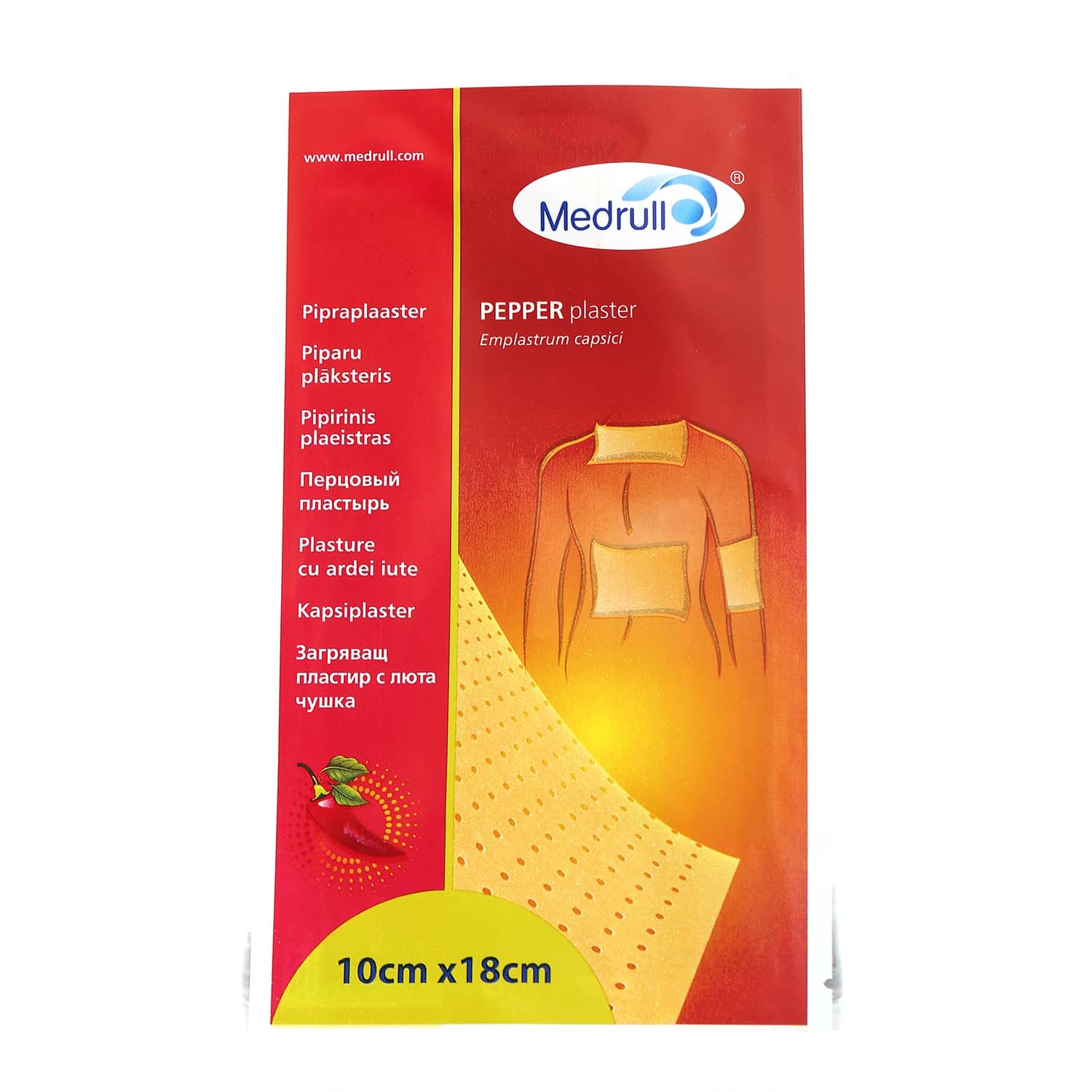 Pipirinis pleistras MEDRULL 10x18cm