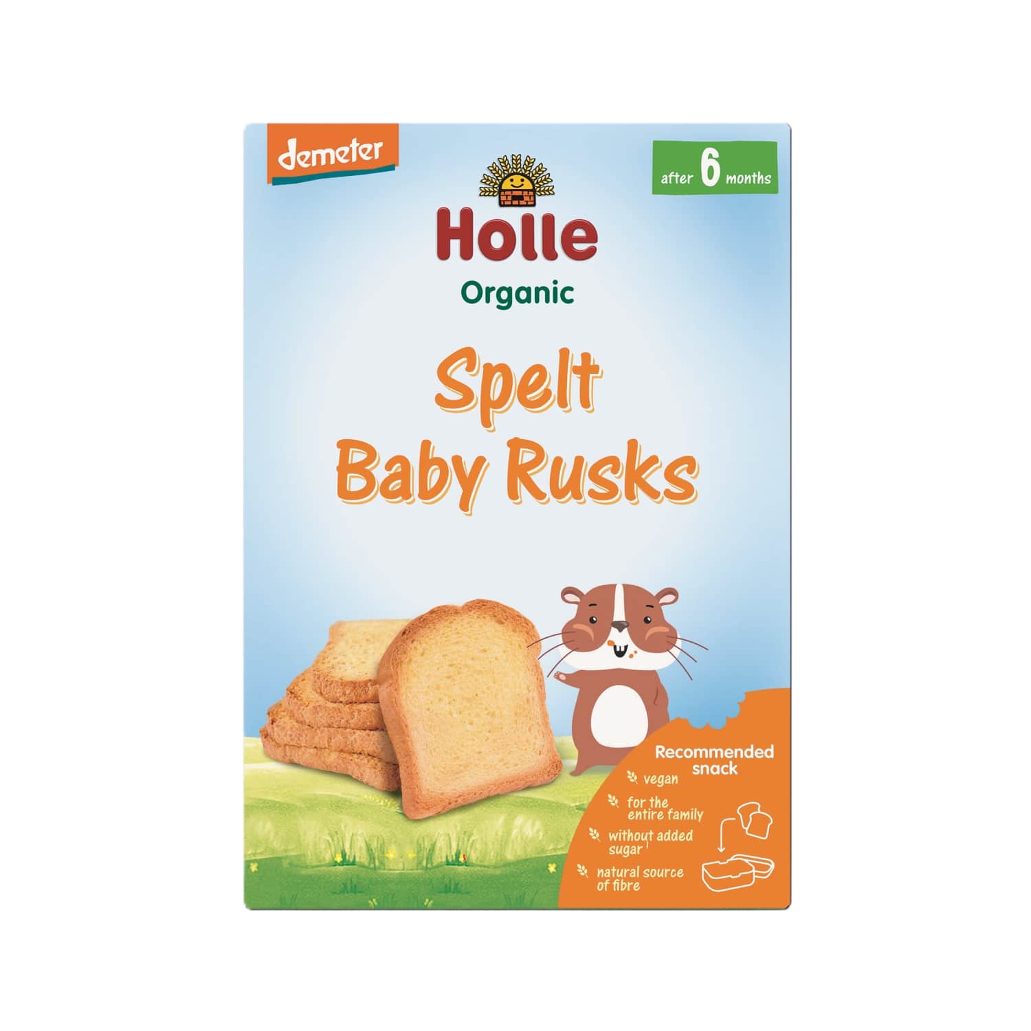 Speltas sausiņi Holle no 6 mēn. BIO 200g