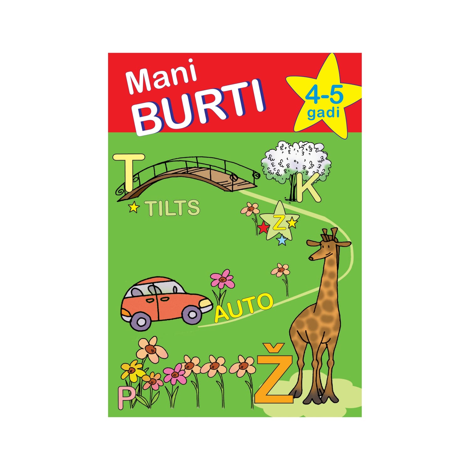 Grāmata Mani burti (4-5gadi)